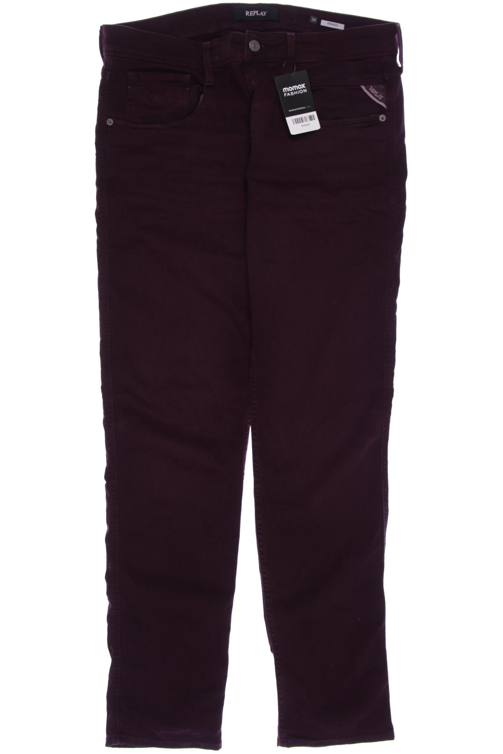 

Replay Herren Jeans, bordeaux