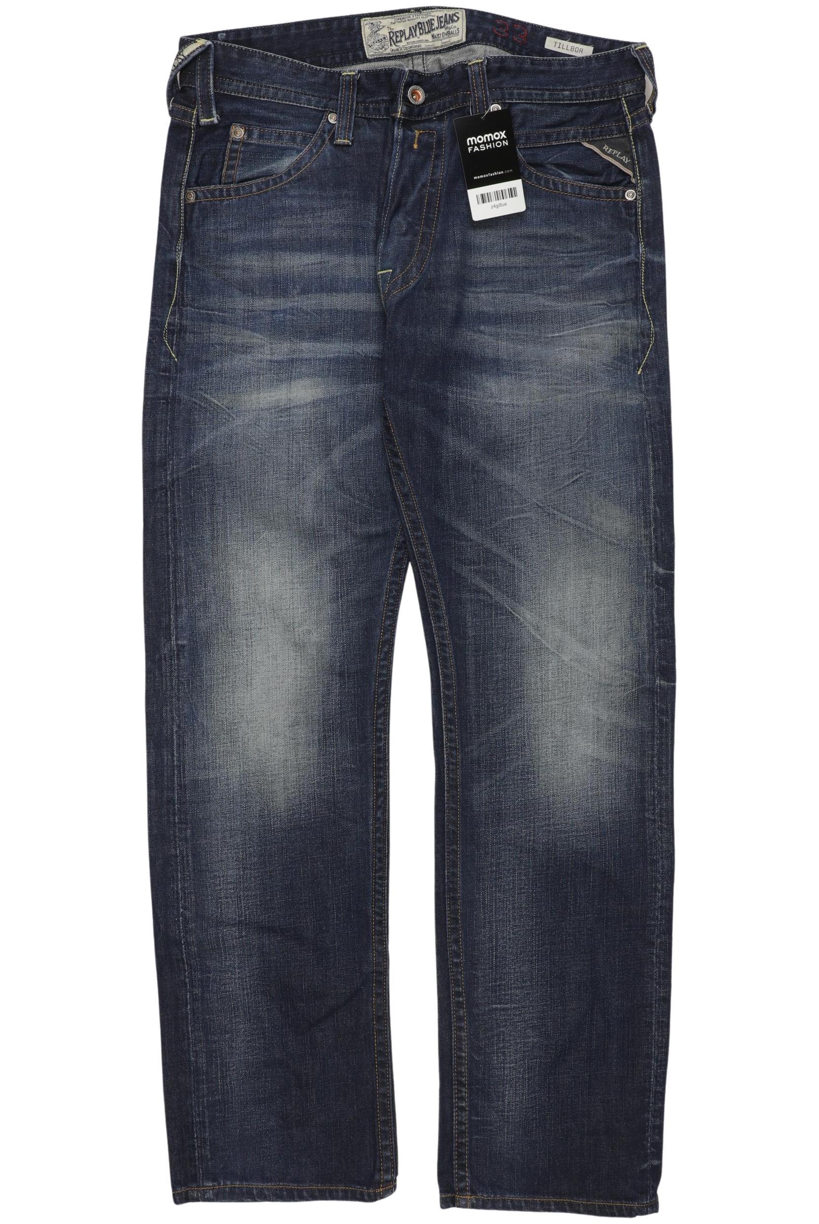 

Replay Herren Jeans, marineblau, Gr. 33