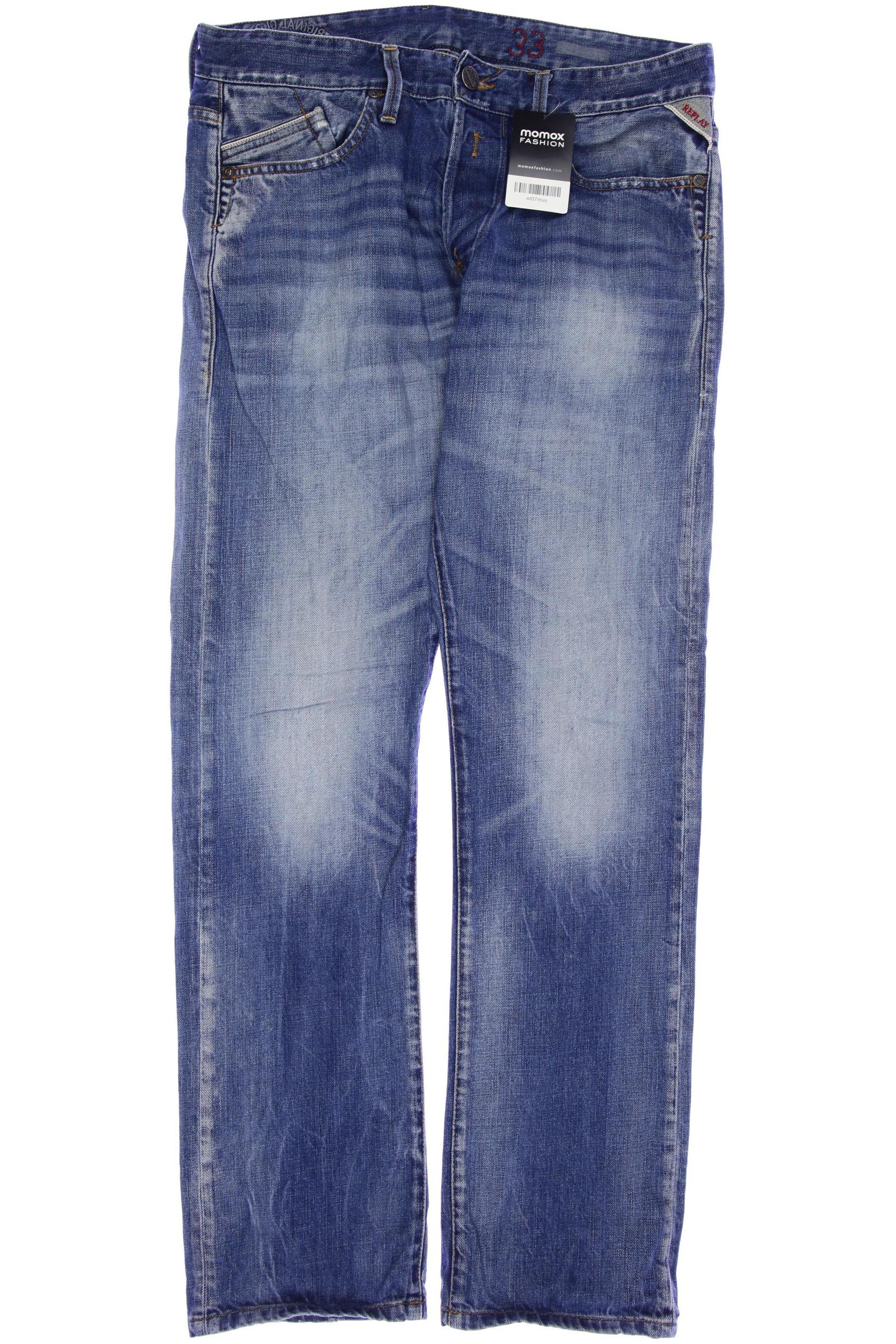 

Replay Herren Jeans, marineblau, Gr. 33