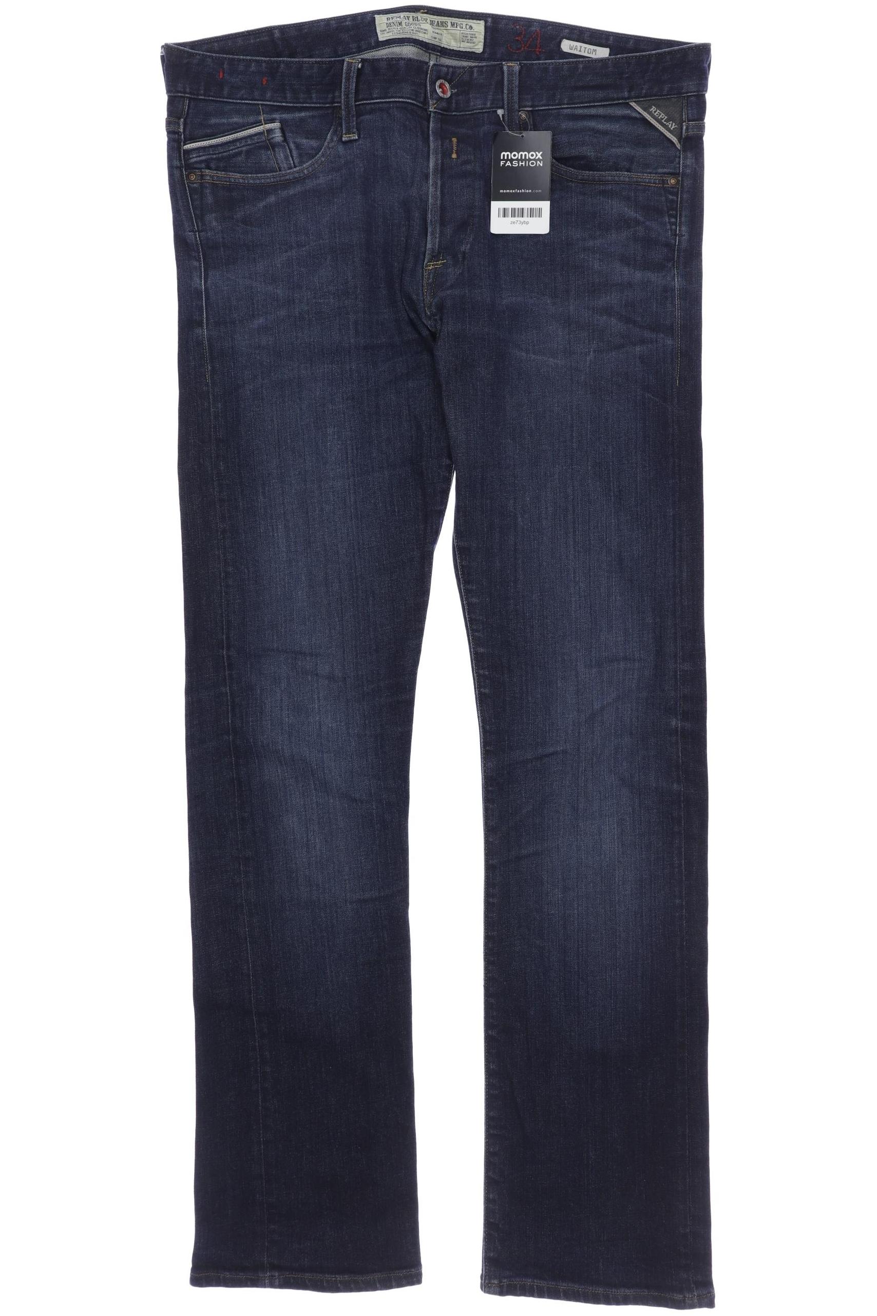 

Replay Herren Jeans, marineblau, Gr. 34