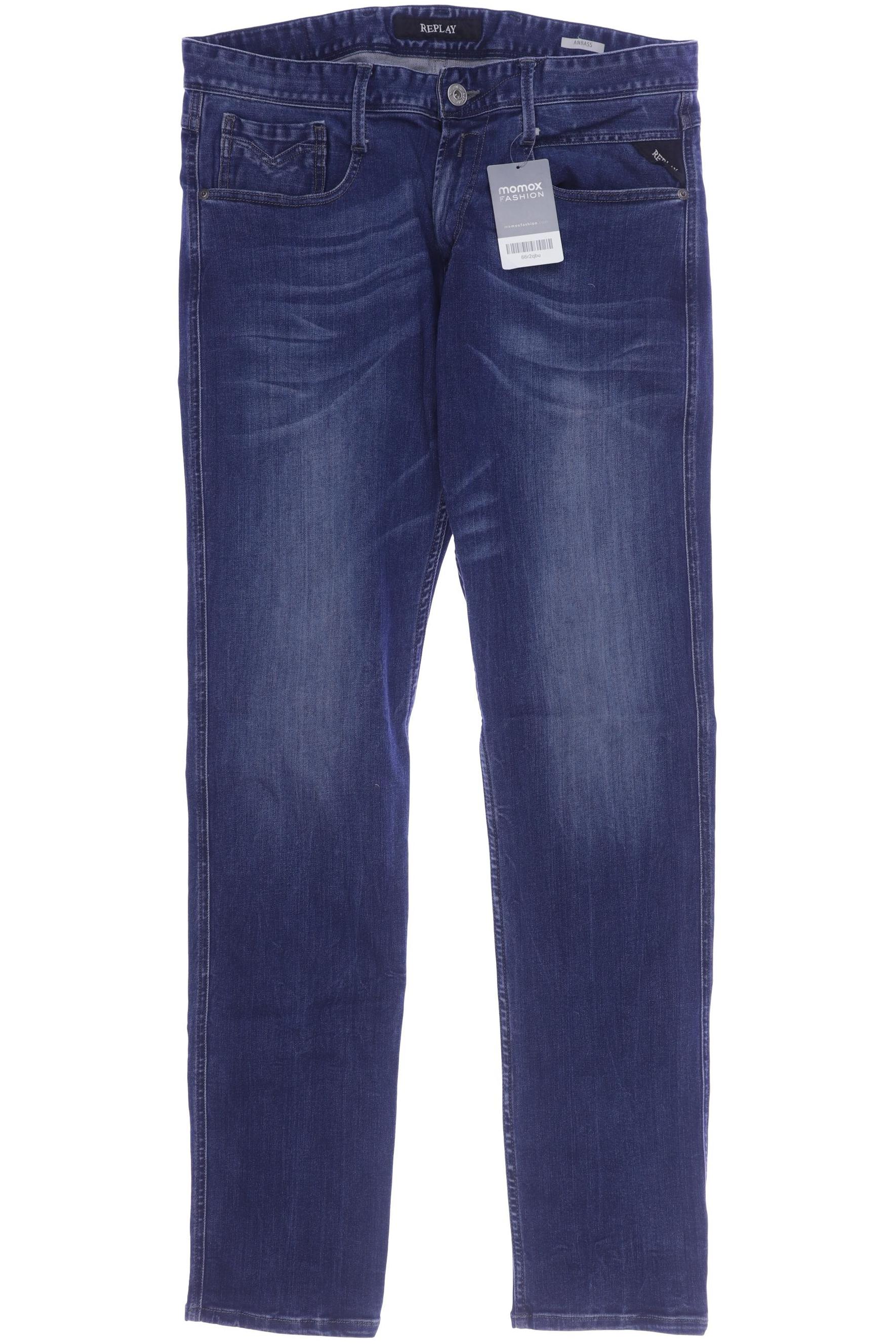 

Replay Herren Jeans, marineblau, Gr. 50