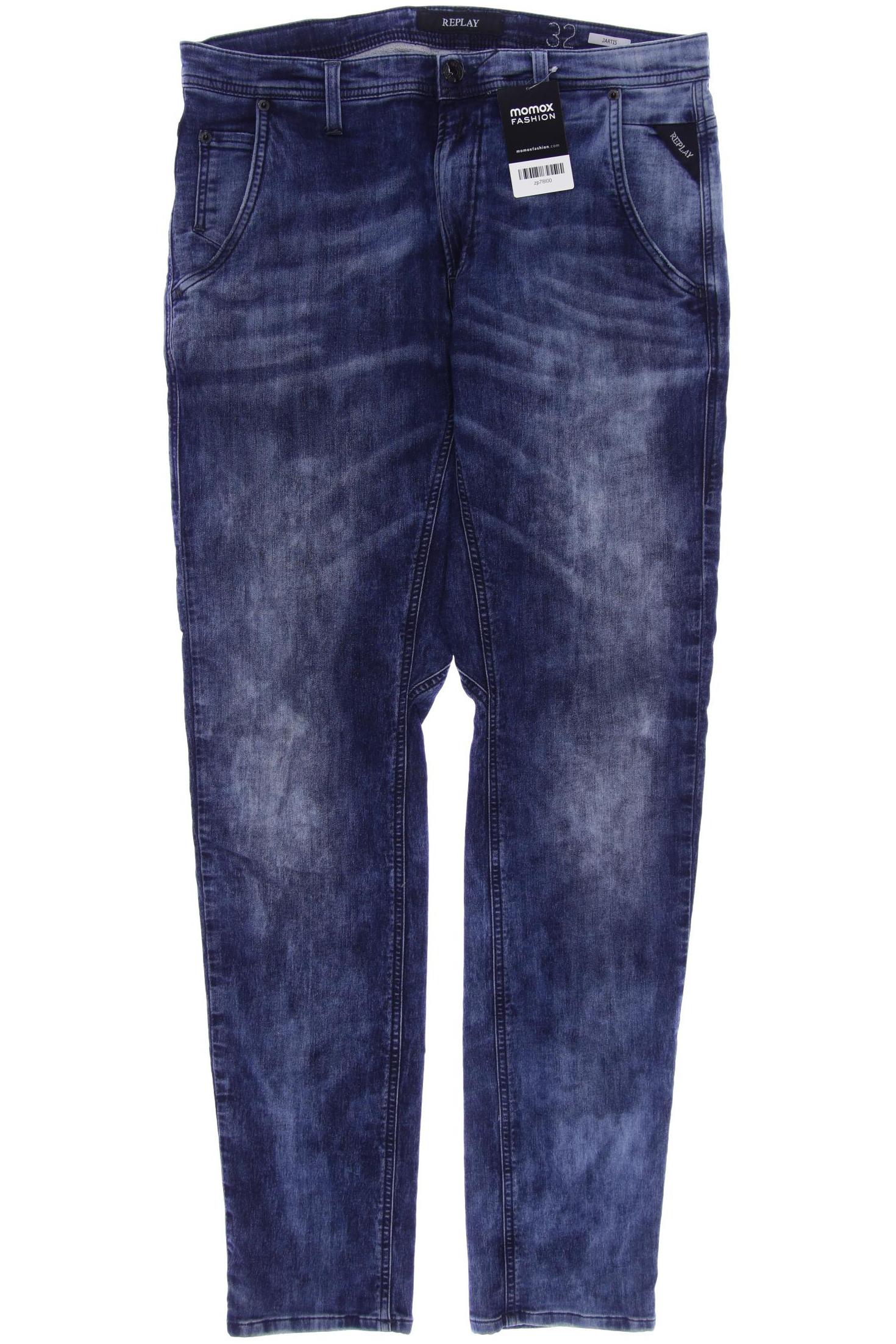 

Replay Herren Jeans, marineblau