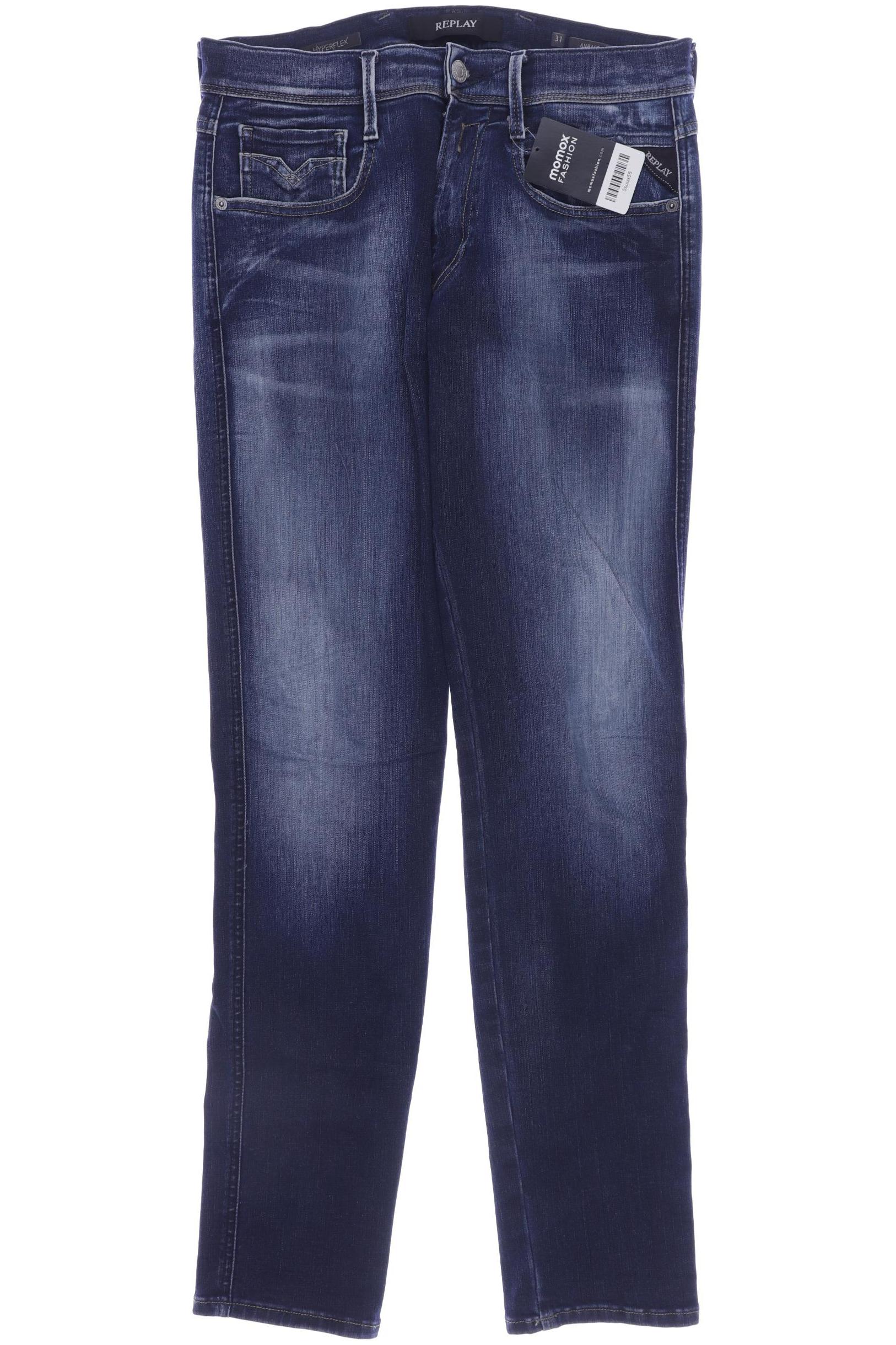 

Replay Herren Jeans, marineblau