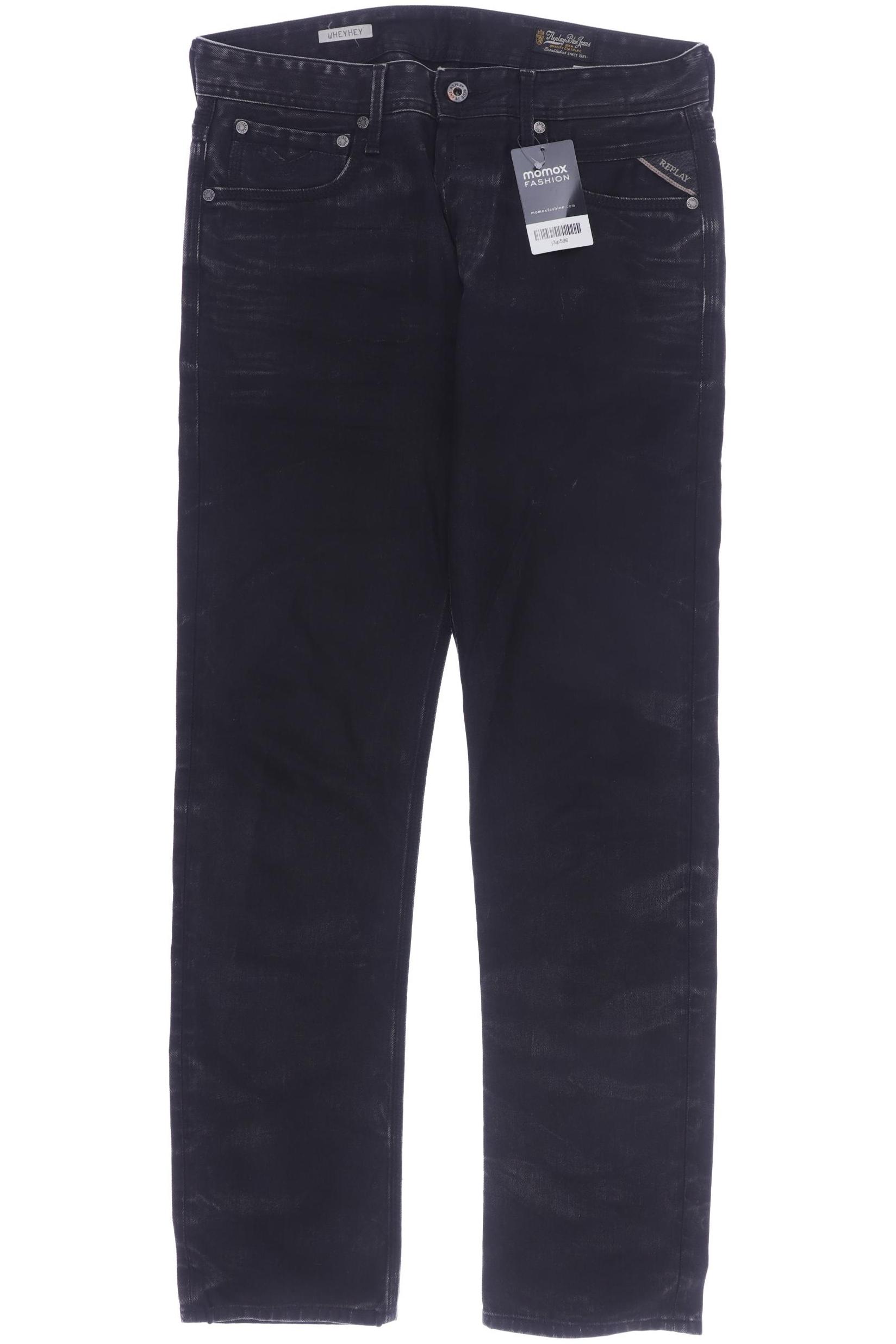 

Replay Herren Jeans, schwarz