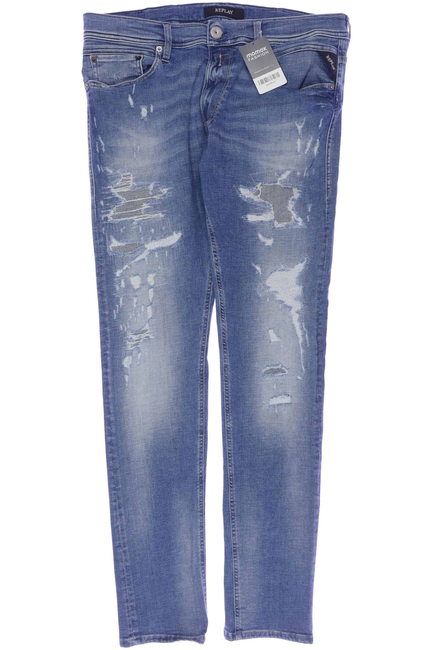 

Replay Herren Jeans, marineblau, Gr. 33