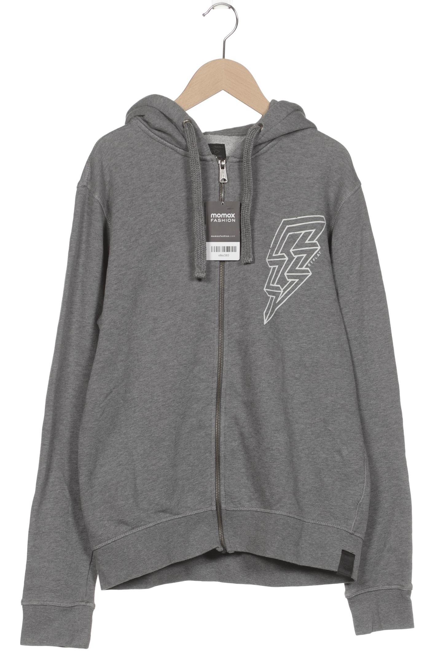 

Replay Herren Kapuzenpullover, grau, Gr. 52