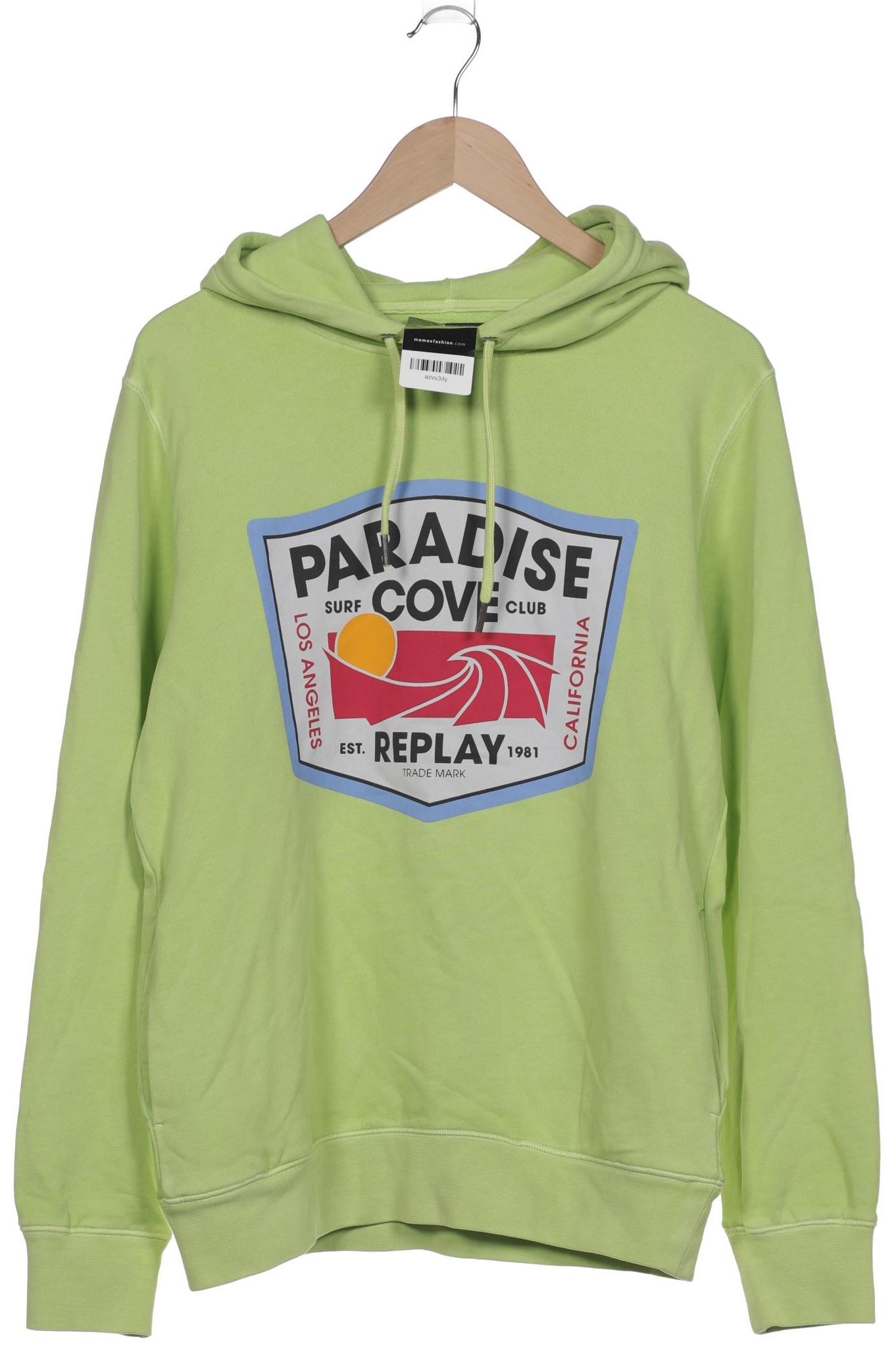 Thumbnail - Replay Herren Kapuzenpullover, hellgrün, Gr. 52