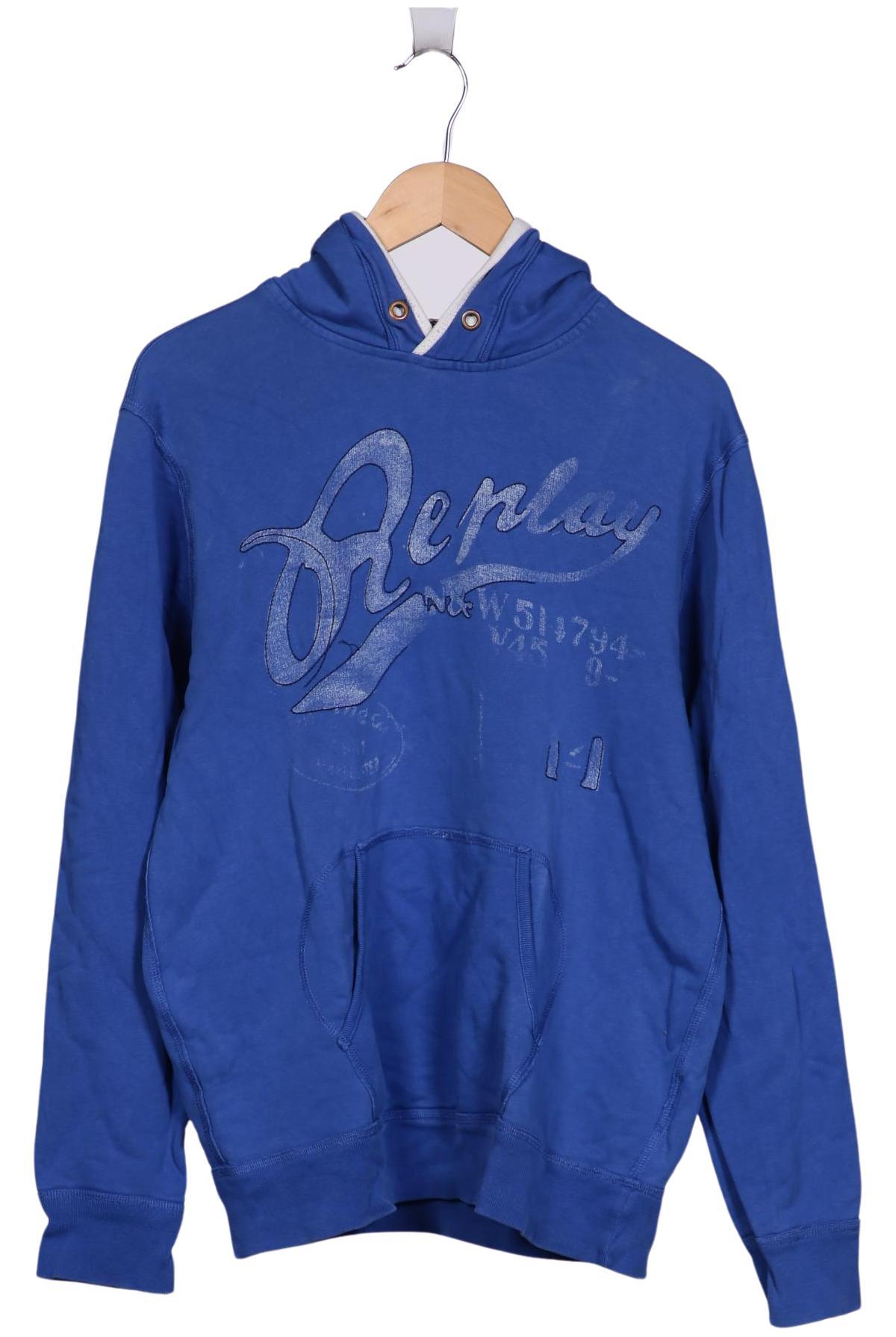 

Replay Herren Kapuzenpullover, blau, Gr. 52