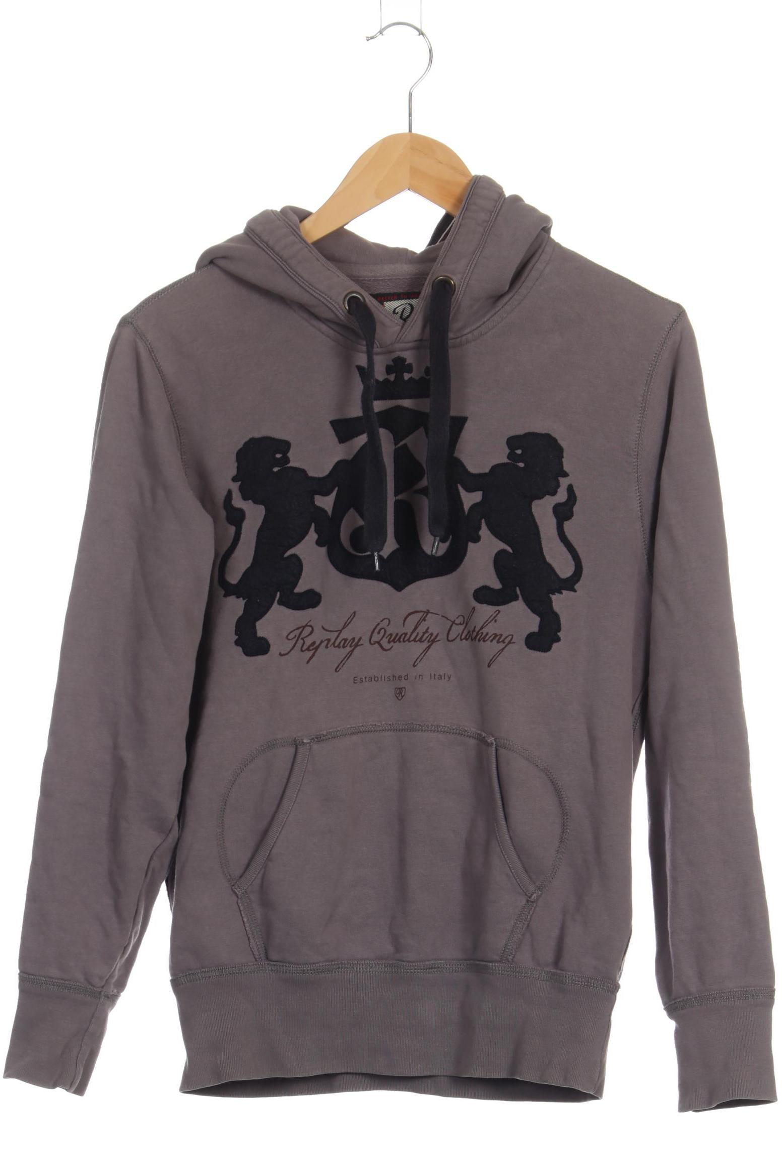 

Replay Herren Kapuzenpullover, grau, Gr.