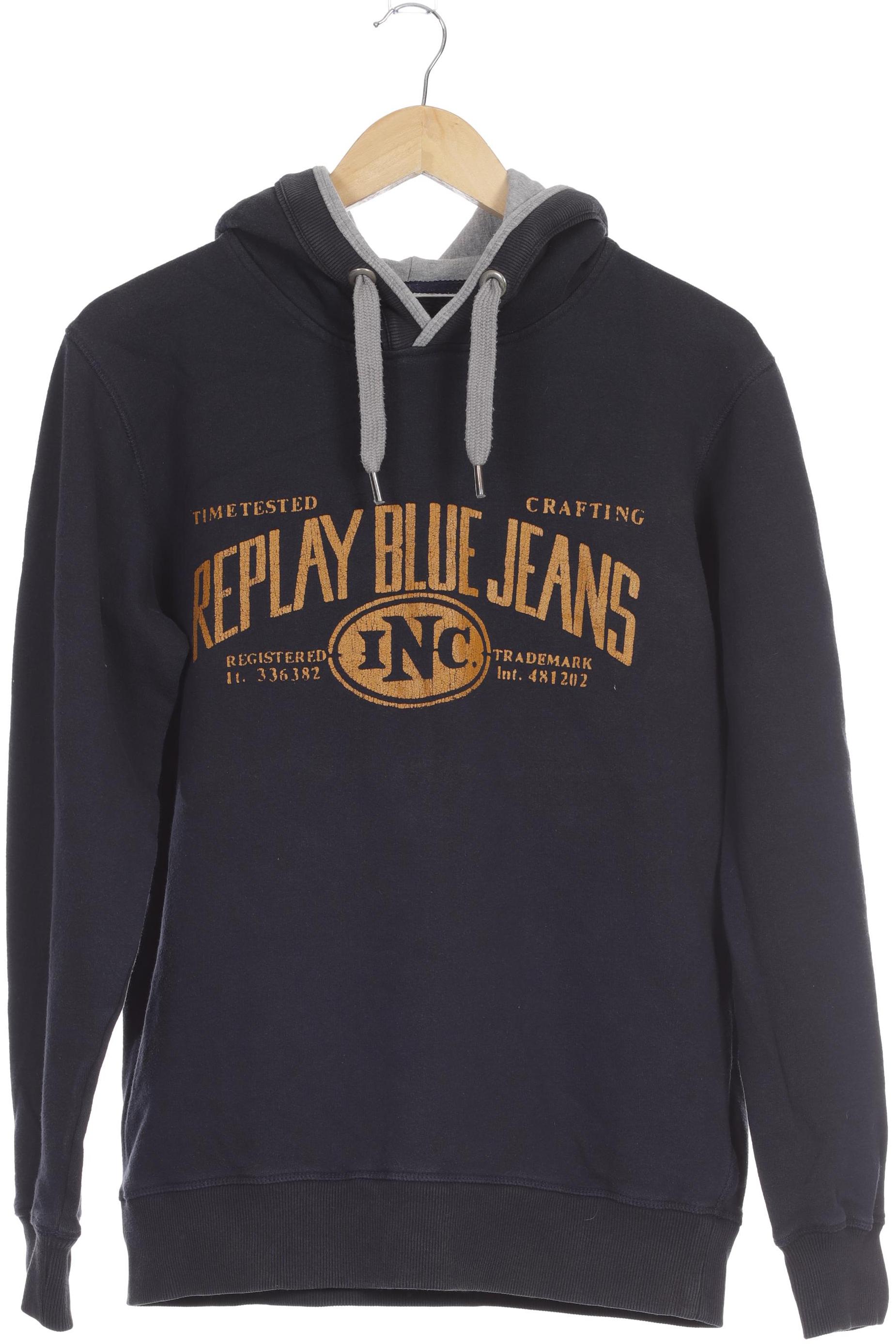 Thumbnail - Replay Herren Kapuzenpullover, blau, Gr.