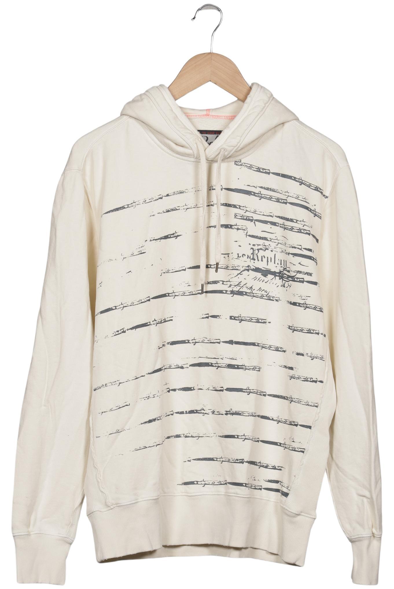 

Replay Herren Kapuzenpullover, cremeweiß, Gr. 52