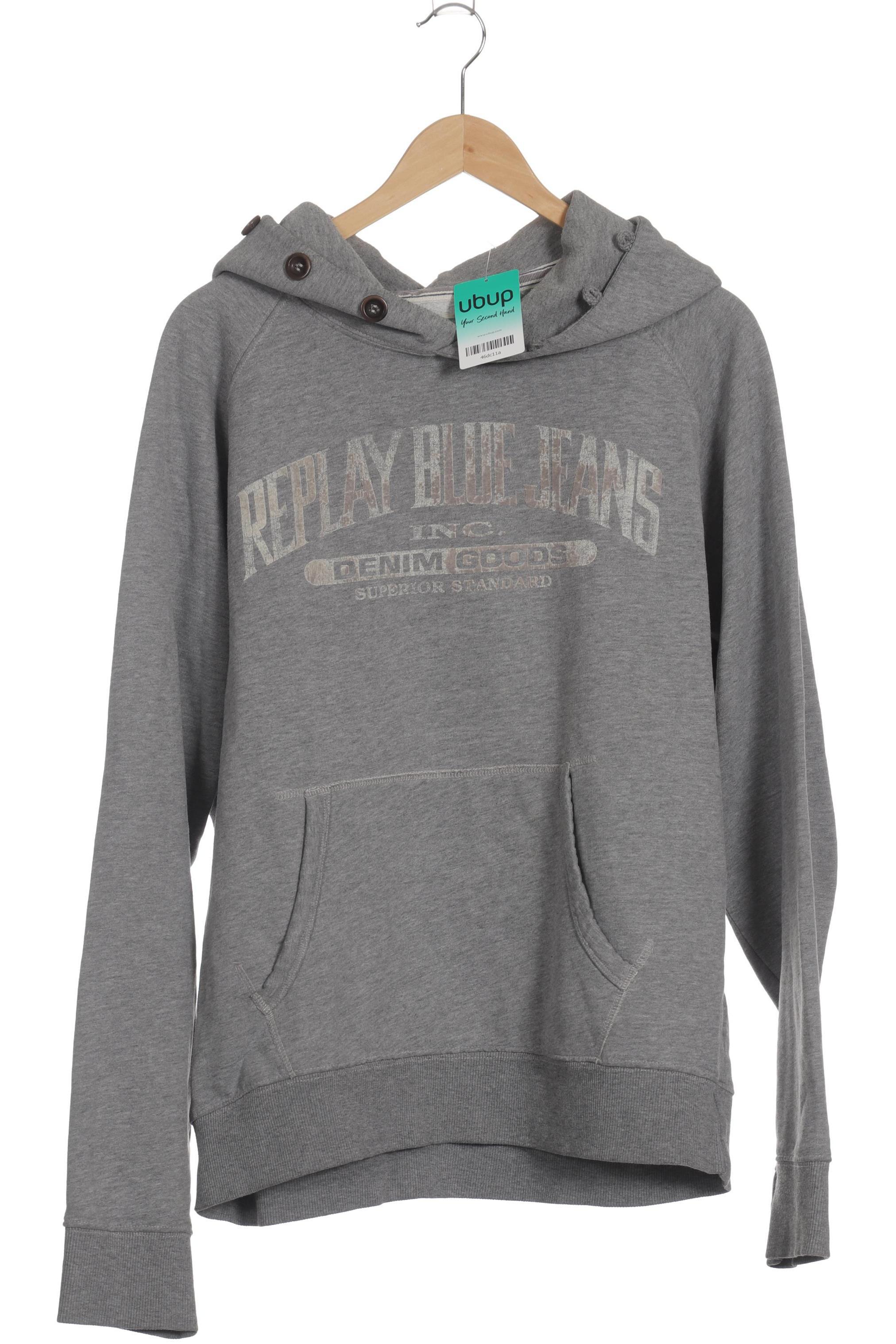 

Replay Herren Kapuzenpullover, grau, Gr.