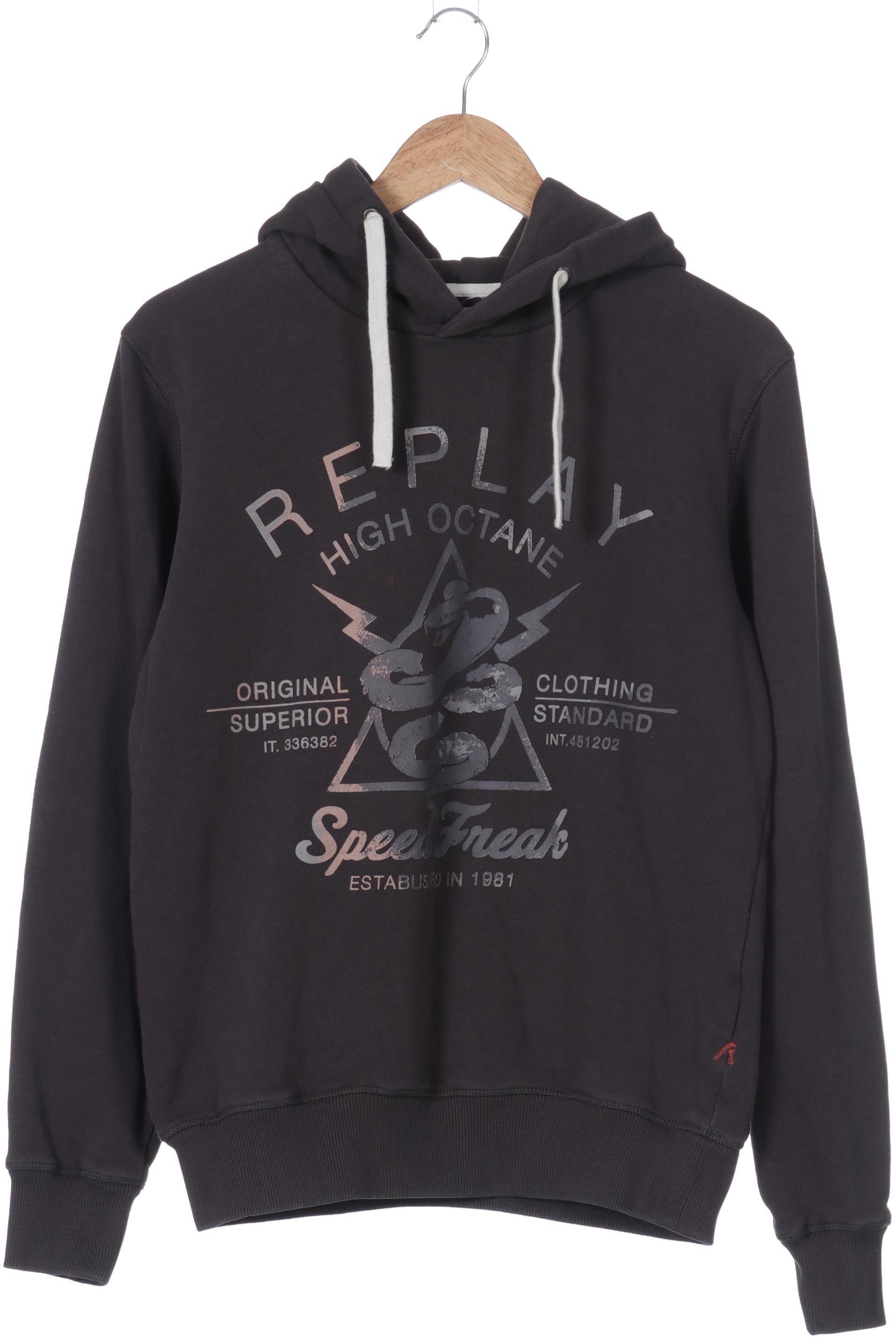 Thumbnail - Replay Herren Kapuzenpullover, grau, Gr.