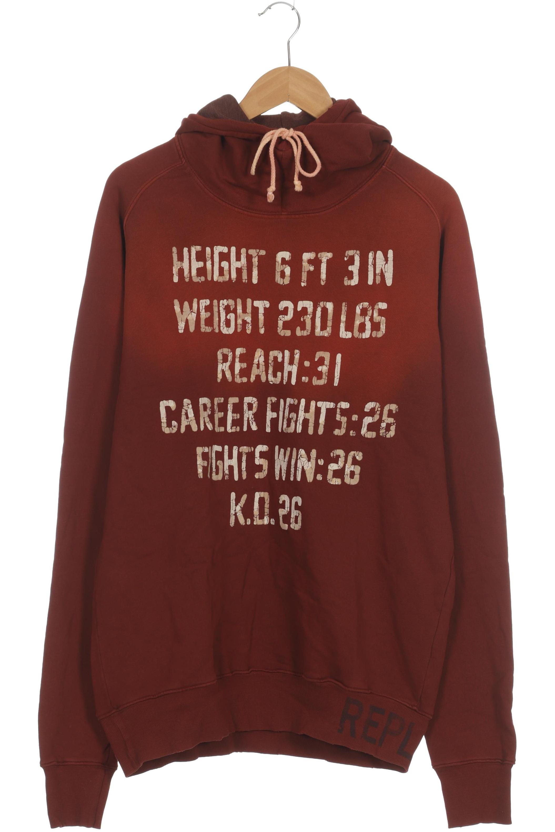 

Replay Herren Kapuzenpullover, braun, Gr.