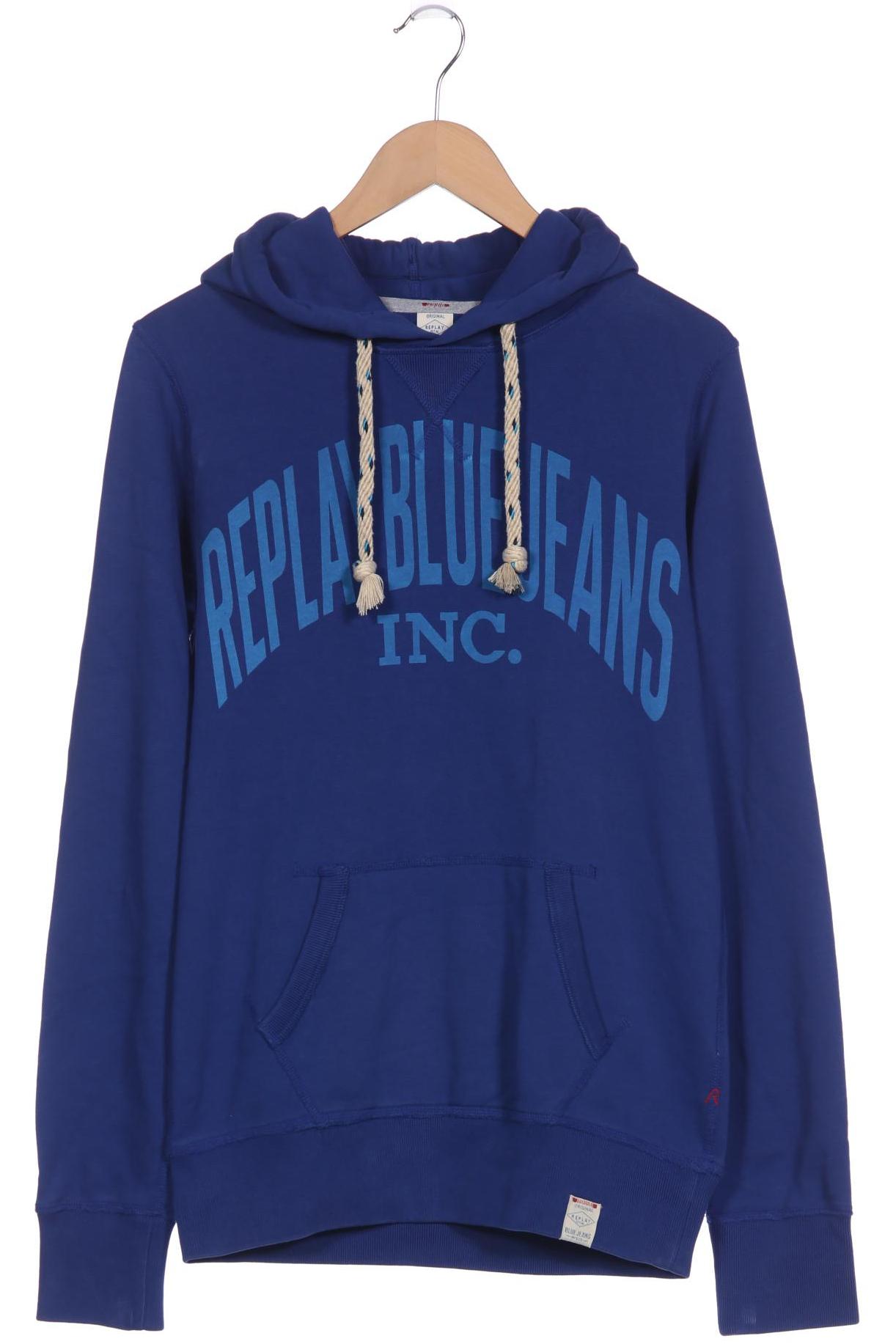

Replay Herren Kapuzenpullover, marineblau, Gr. 48