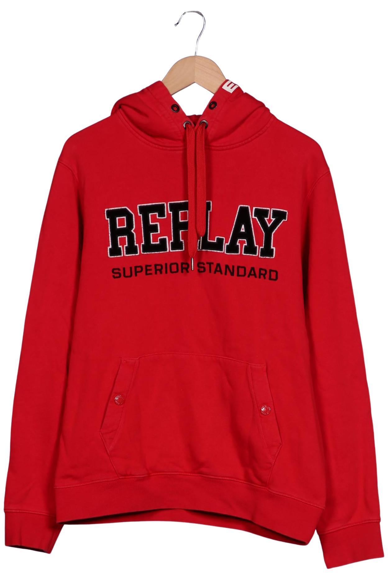 

Replay Herren Kapuzenpullover, rot, Gr. 52
