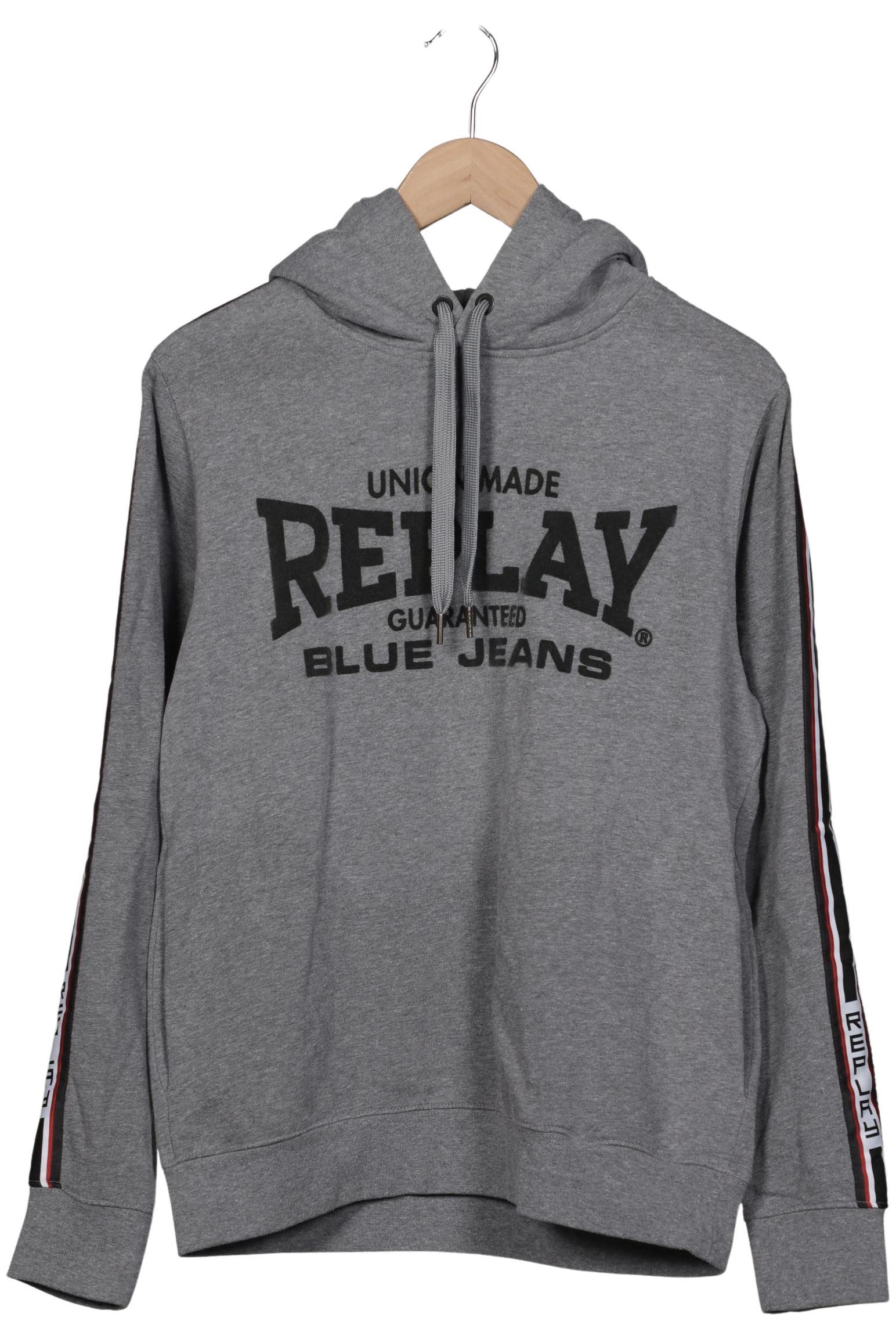 

Replay Herren Kapuzenpullover, grau, Gr. 52