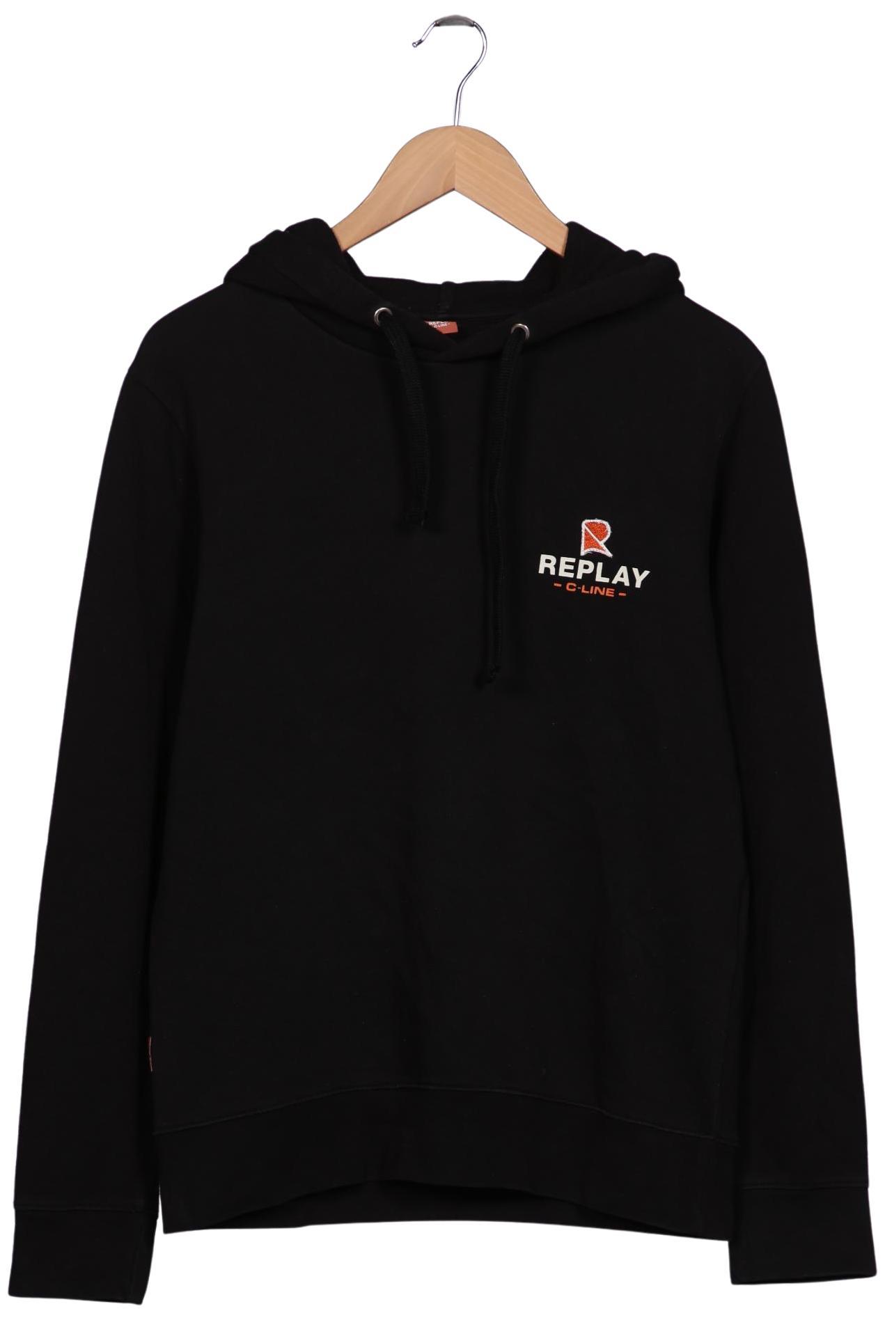 

Replay Herren Kapuzenpullover, schwarz, Gr. 48