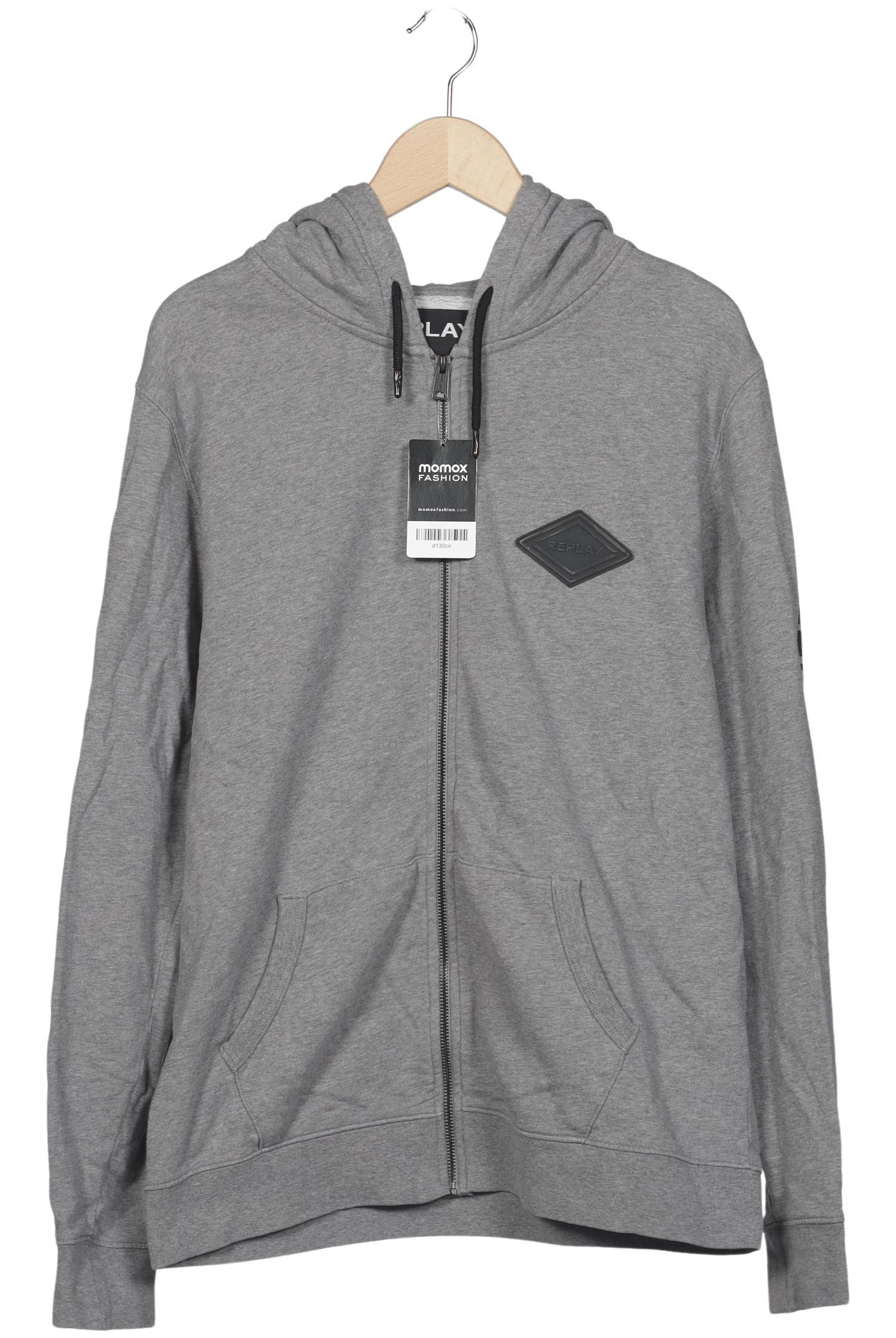 

Replay Herren Kapuzenpullover, grau, Gr. 54