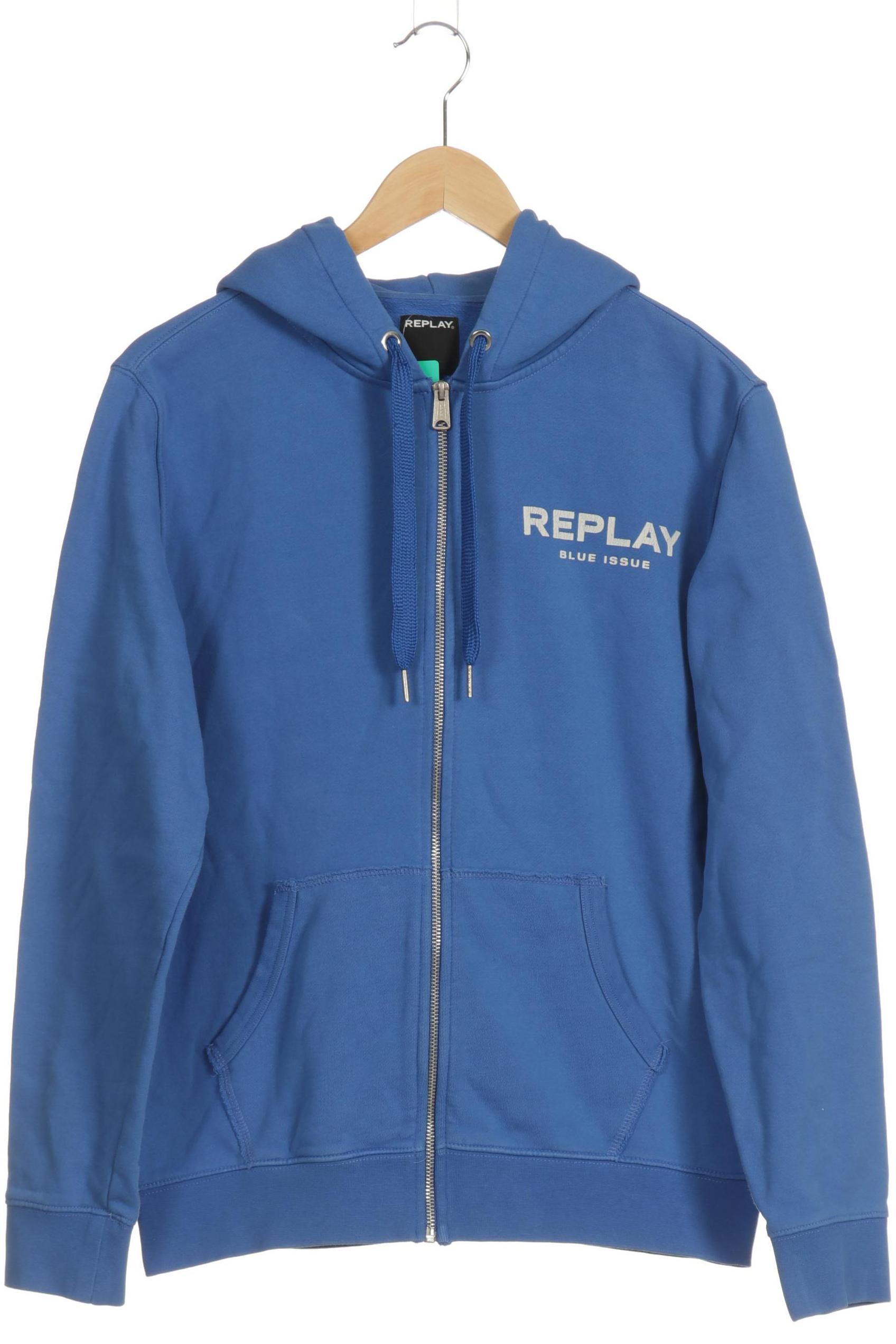 

Replay Herren Kapuzenpullover, blau, Gr.