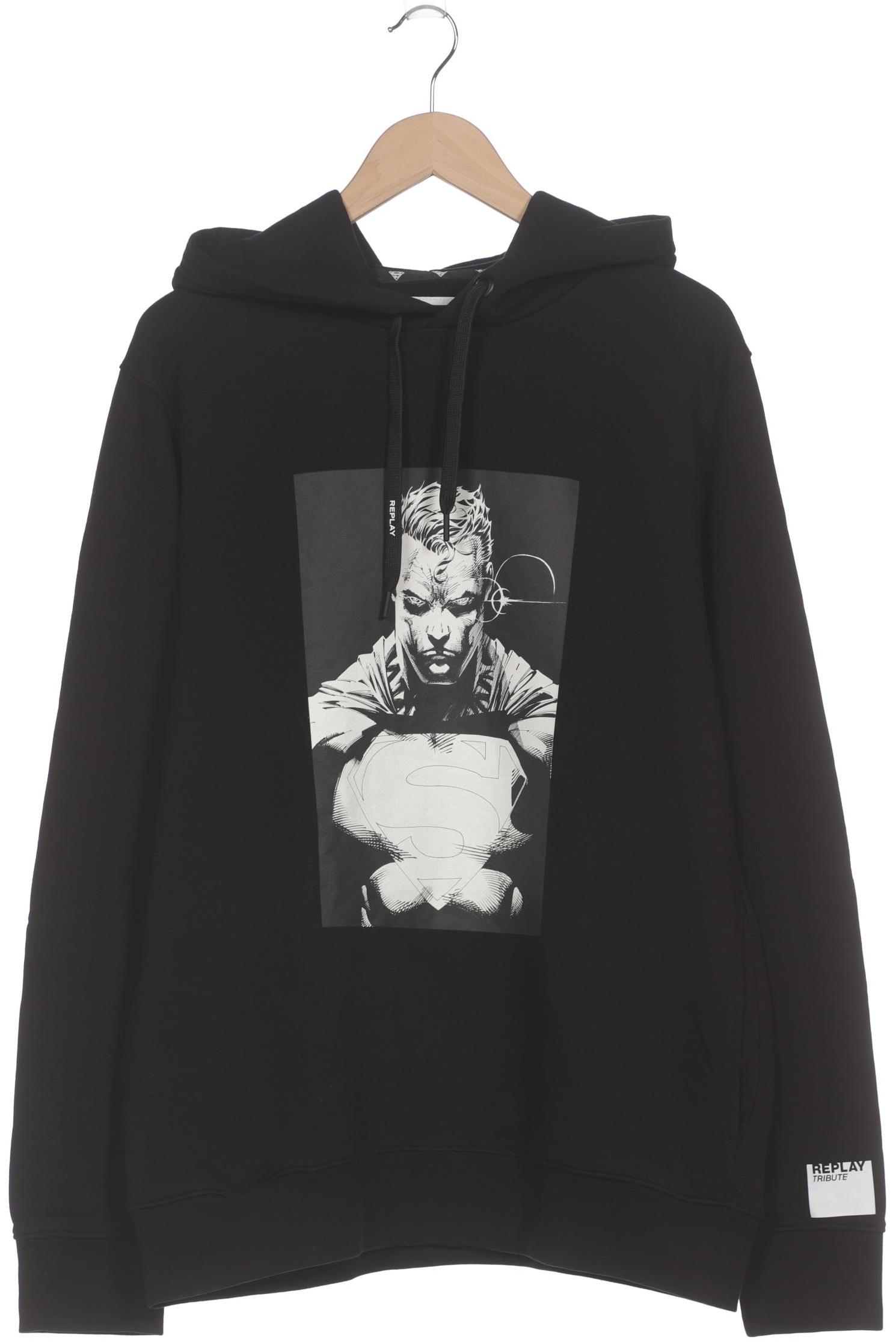

Replay Herren Kapuzenpullover, schwarz, Gr. 54
