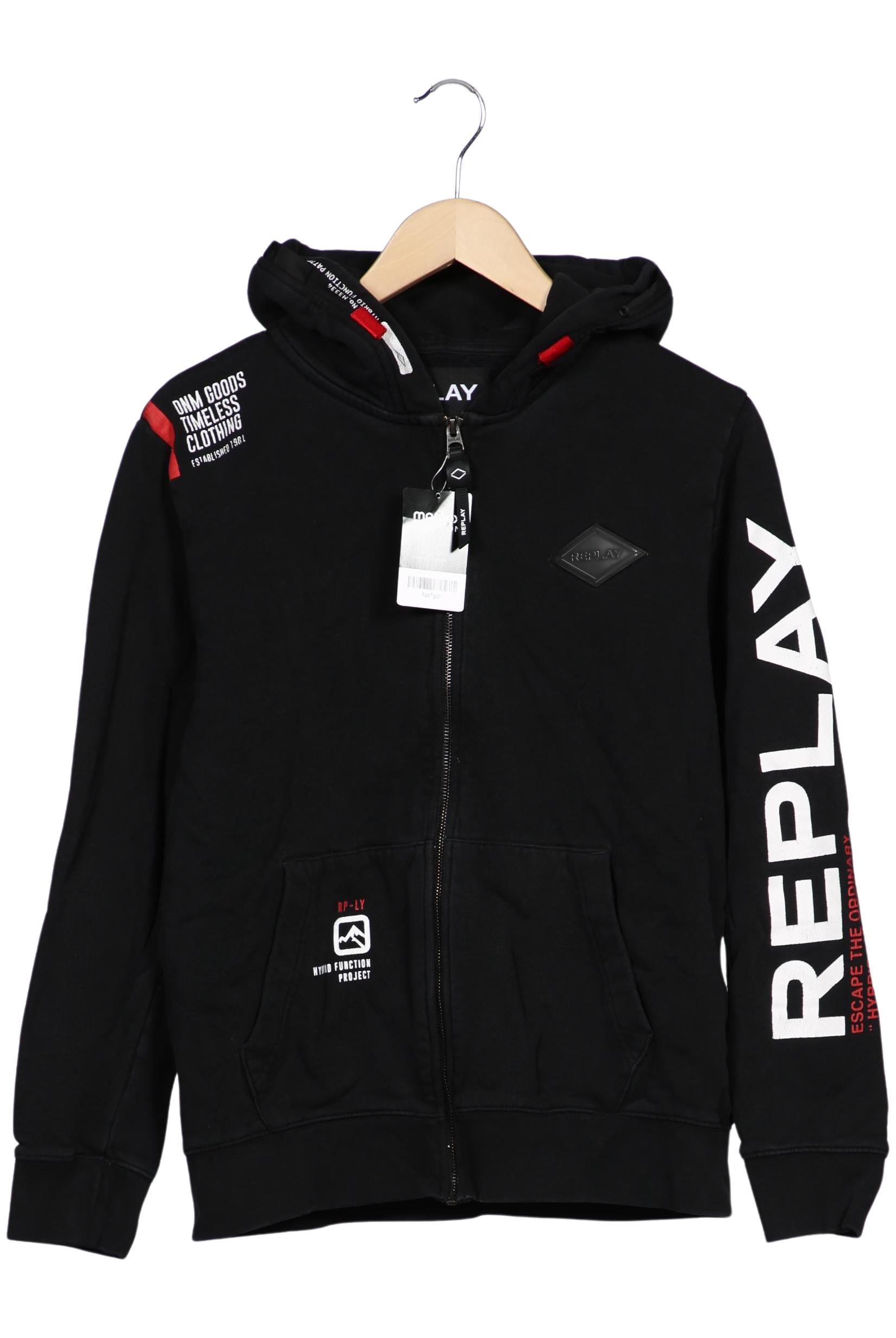 

Replay Herren Kapuzenpullover, schwarz, Gr. 48