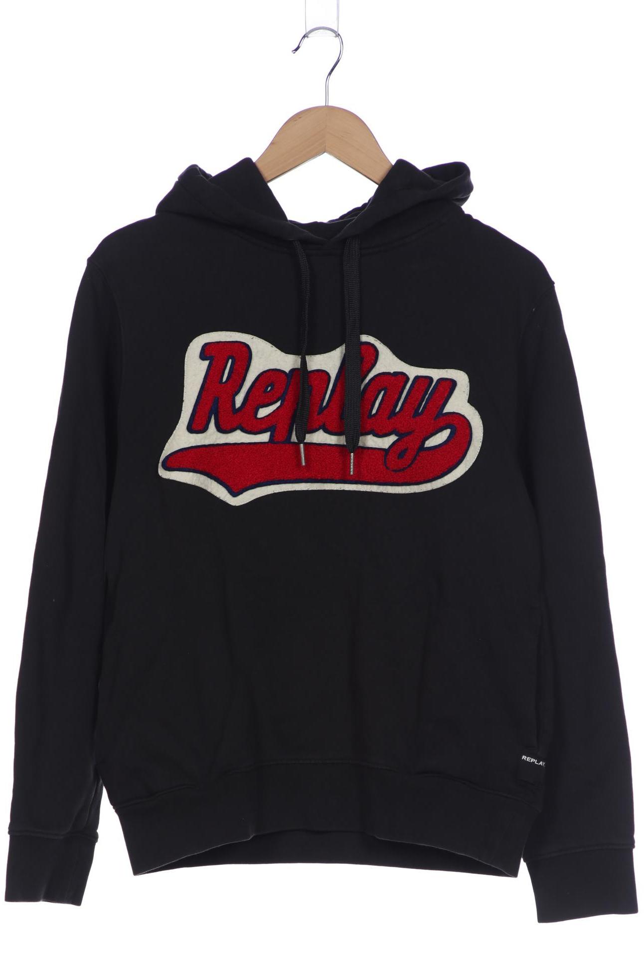 

Replay Herren Kapuzenpullover, schwarz, Gr. 48
