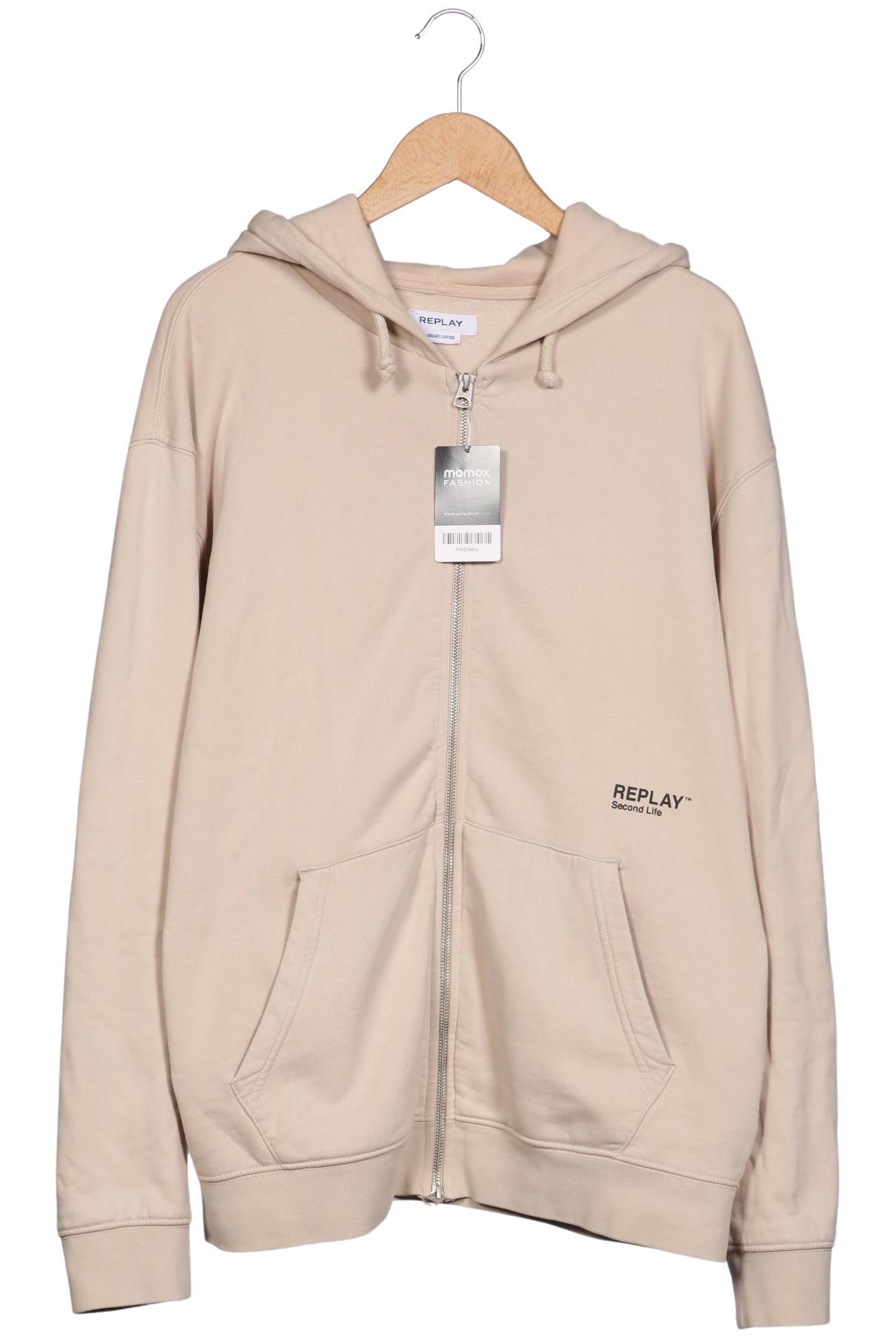 

Replay Herren Kapuzenpullover, beige, Gr. 54