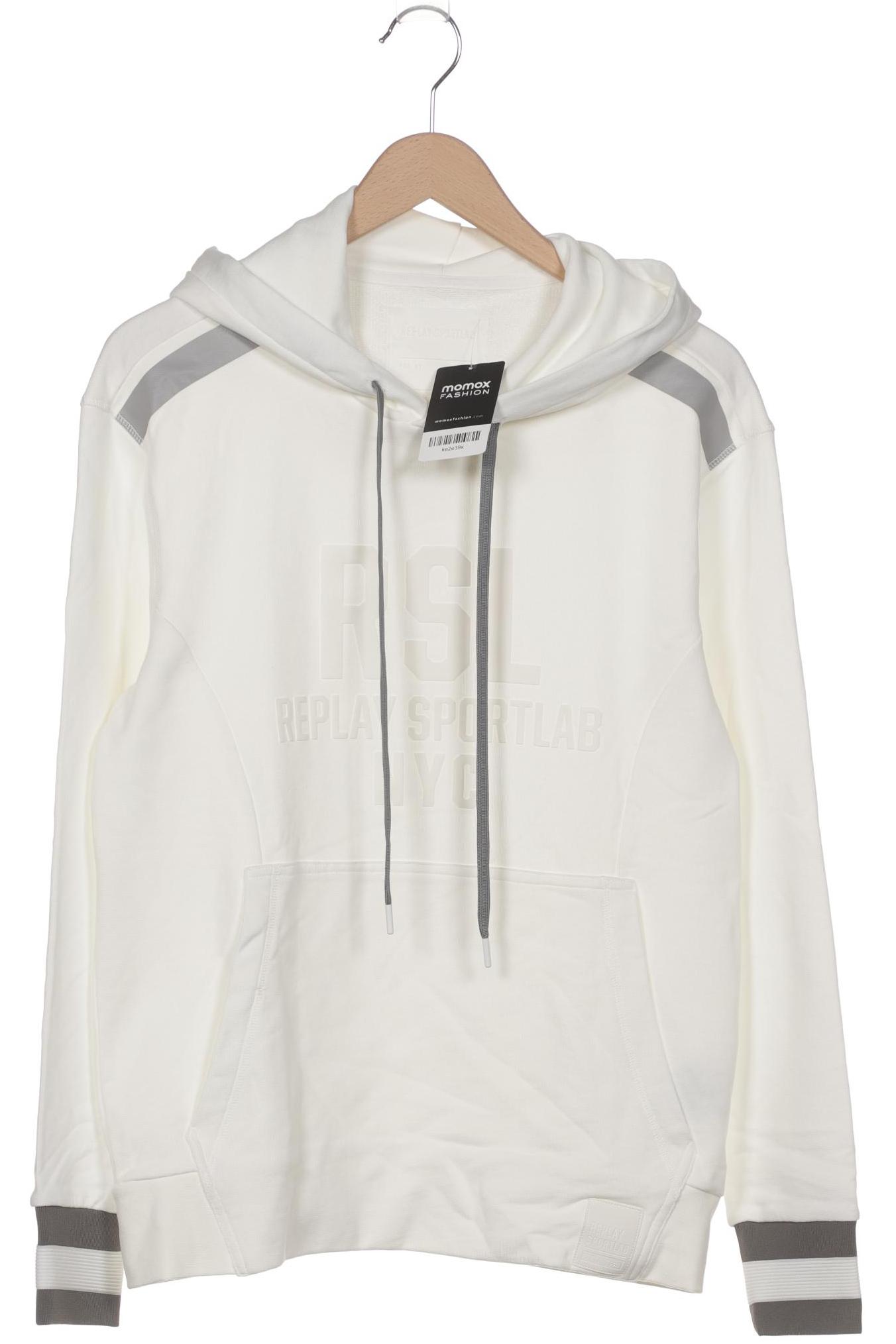 

Replay Herren Kapuzenpullover, cremeweiß, Gr. 48
