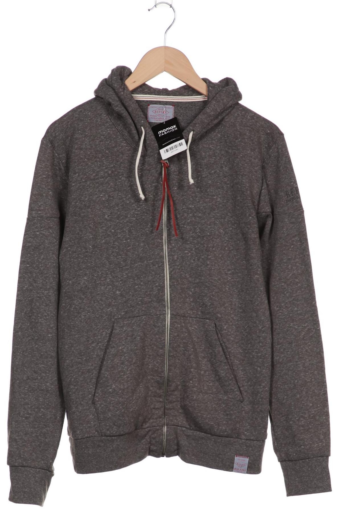 

Replay Herren Kapuzenpullover, grau, Gr. 52