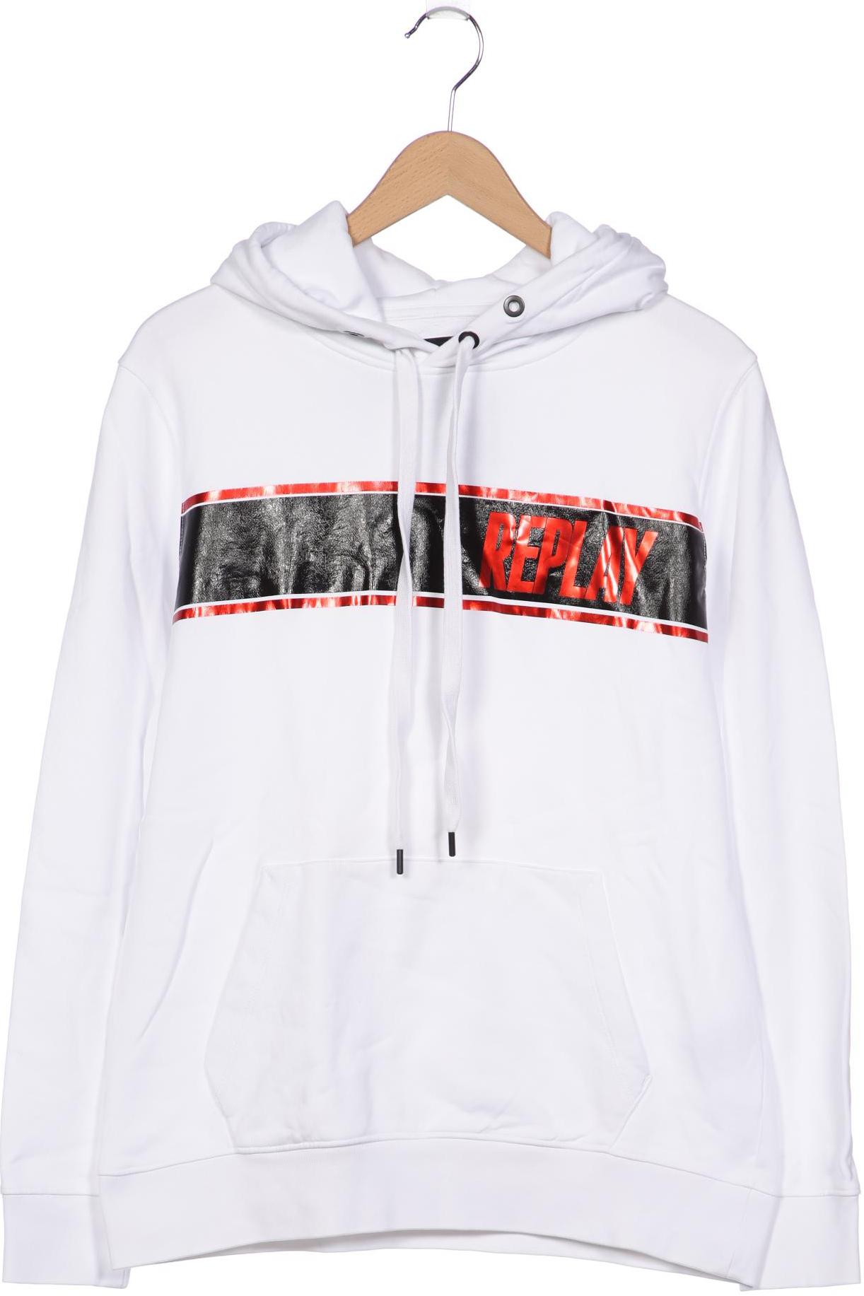 

Replay Herren Kapuzenpullover, weiß