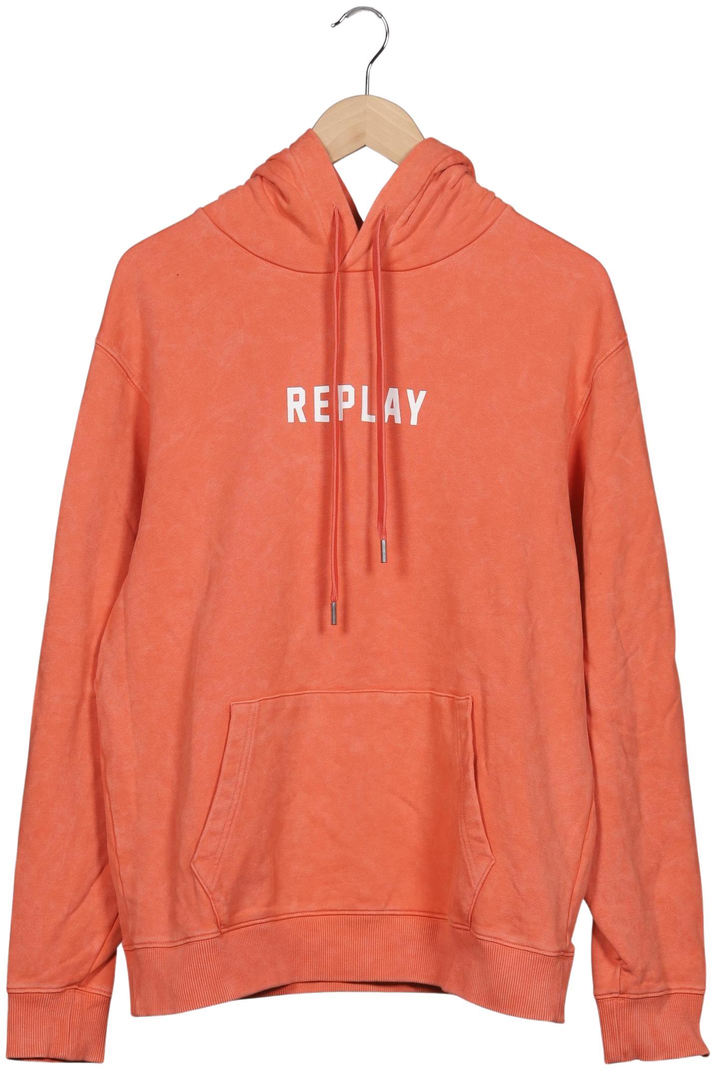 

Replay Herren Kapuzenpullover, orange, Gr. 52