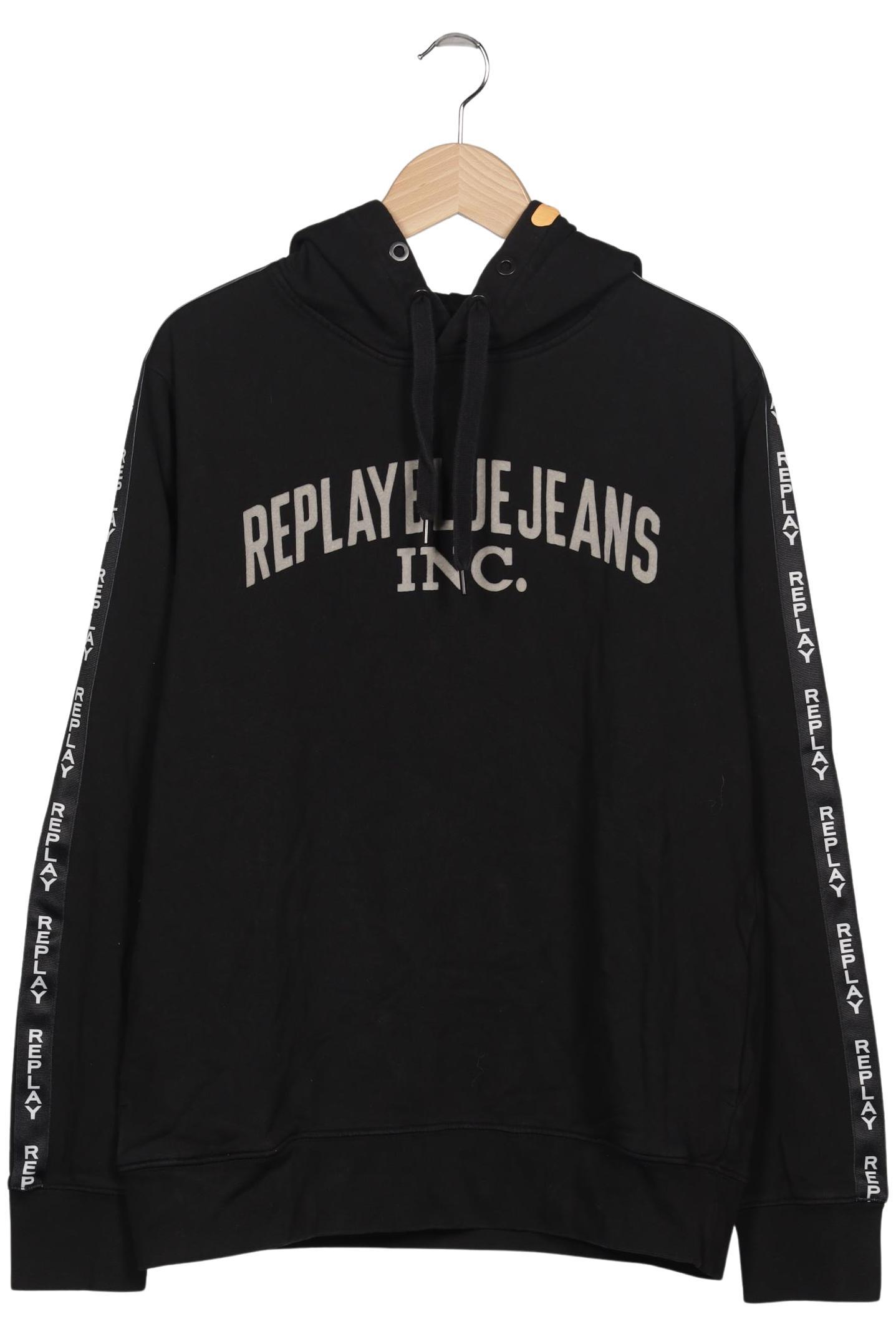 

Replay Herren Kapuzenpullover, schwarz, Gr. 54