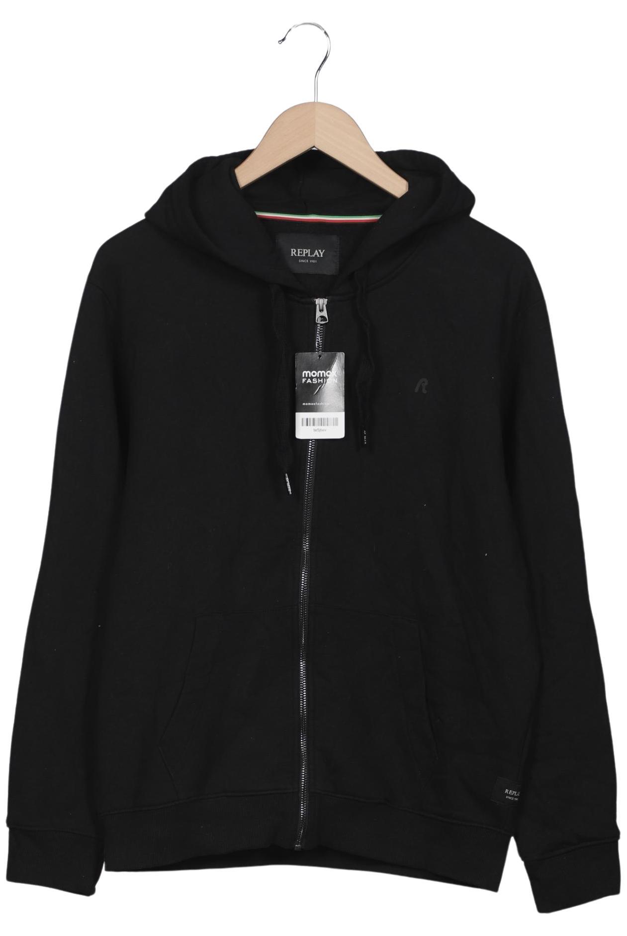 

Replay Herren Kapuzenpullover, schwarz, Gr. 48