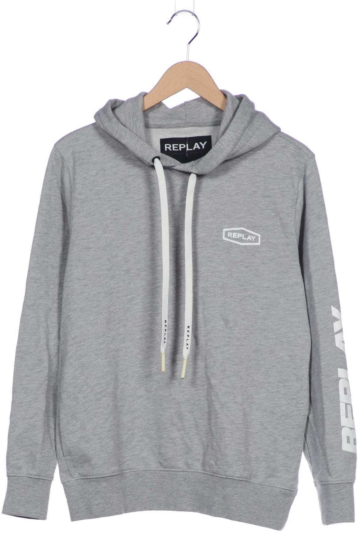 

Replay Herren Kapuzenpullover, grau, Gr. 48