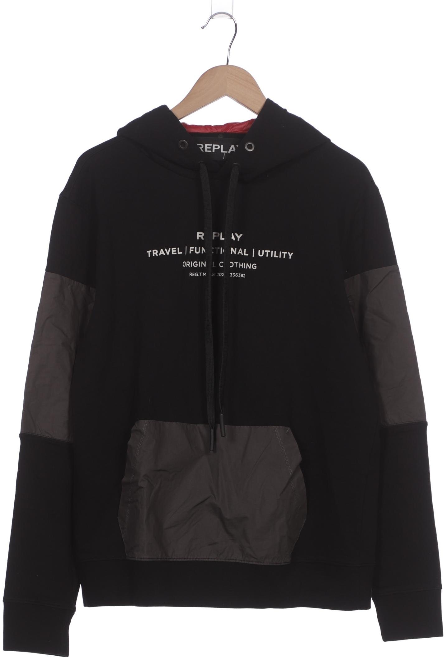 Thumbnail - Replay Herren Kapuzenpullover, schwarz, Gr. 54