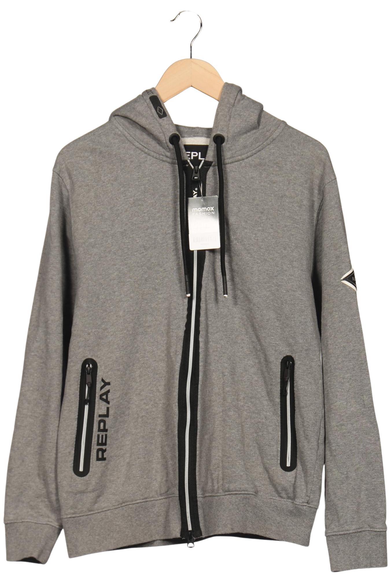 

Replay Herren Kapuzenpullover, grau, Gr. 52