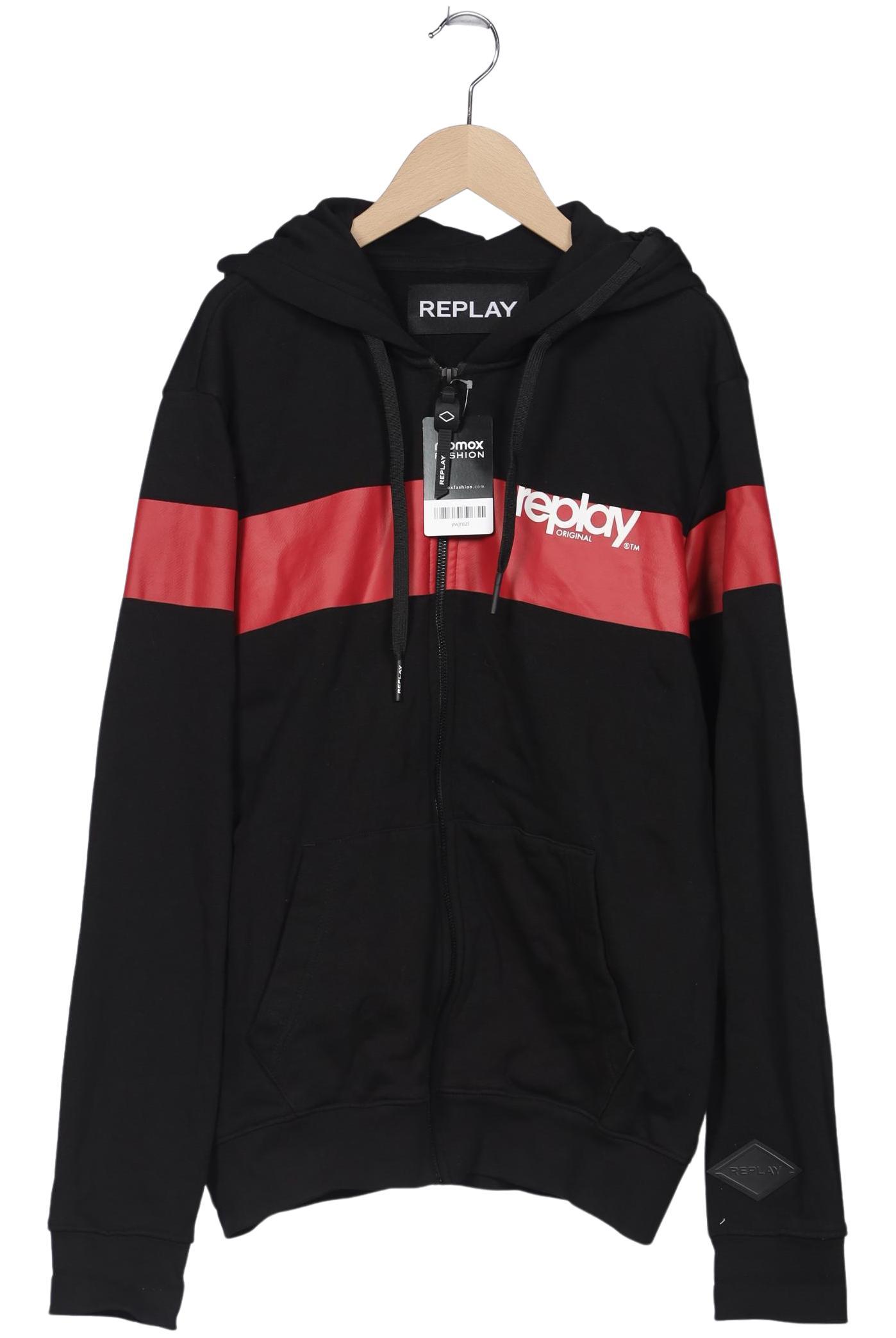 

Replay Herren Kapuzenpullover, schwarz, Gr. 52