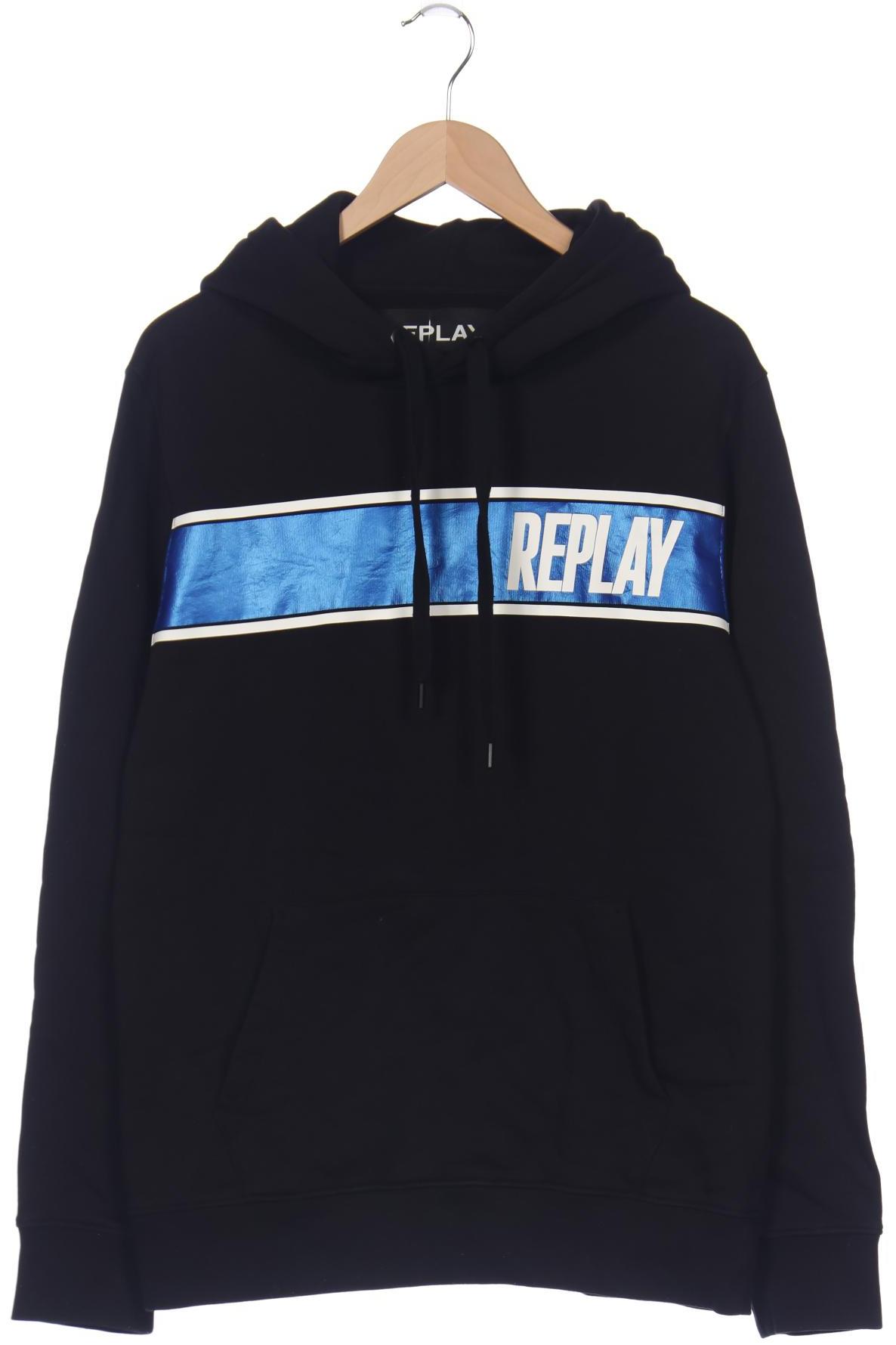 

Replay Herren Kapuzenpullover, schwarz