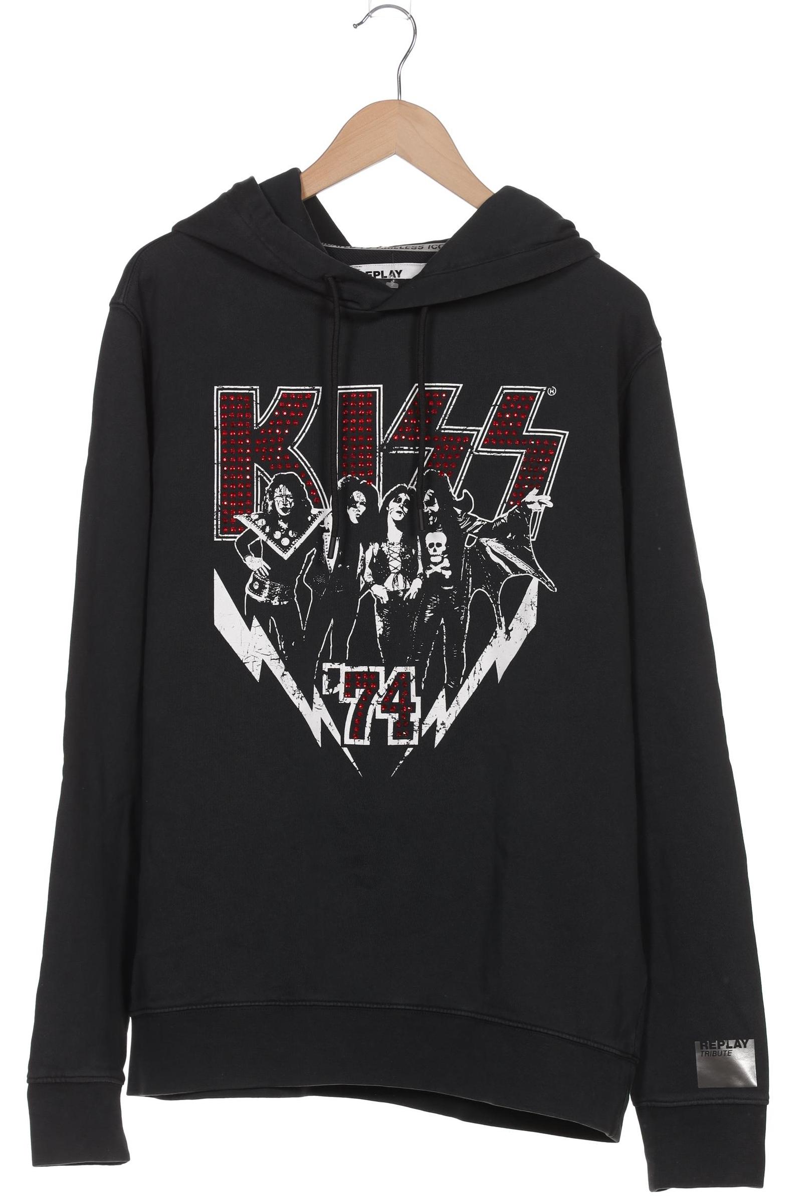

Replay Herren Kapuzenpullover, schwarz, Gr. 54