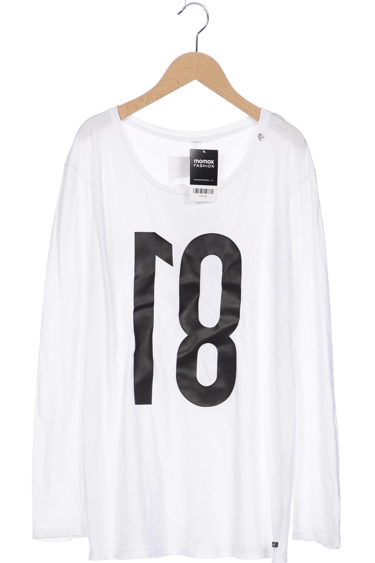 

Replay Herren Langarmshirt, weiß, Gr. 48