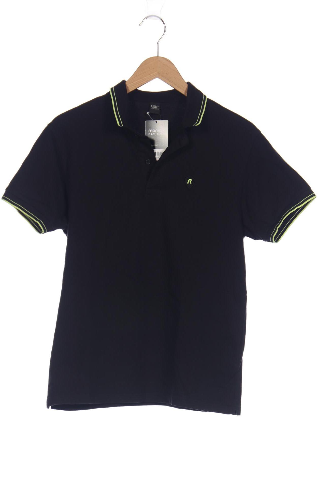 

Replay Herren Poloshirt, schwarz, Gr. 52