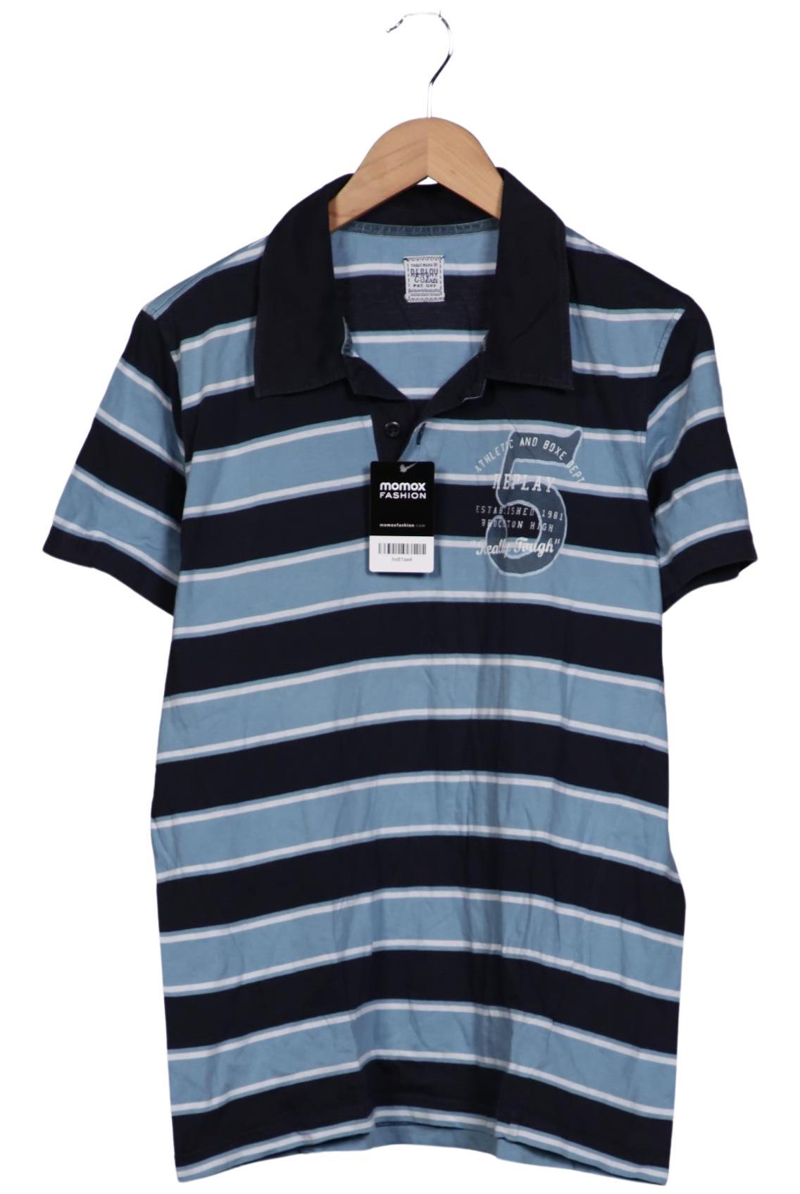 Thumbnail - Replay Herren Poloshirt, blau, Gr. 54