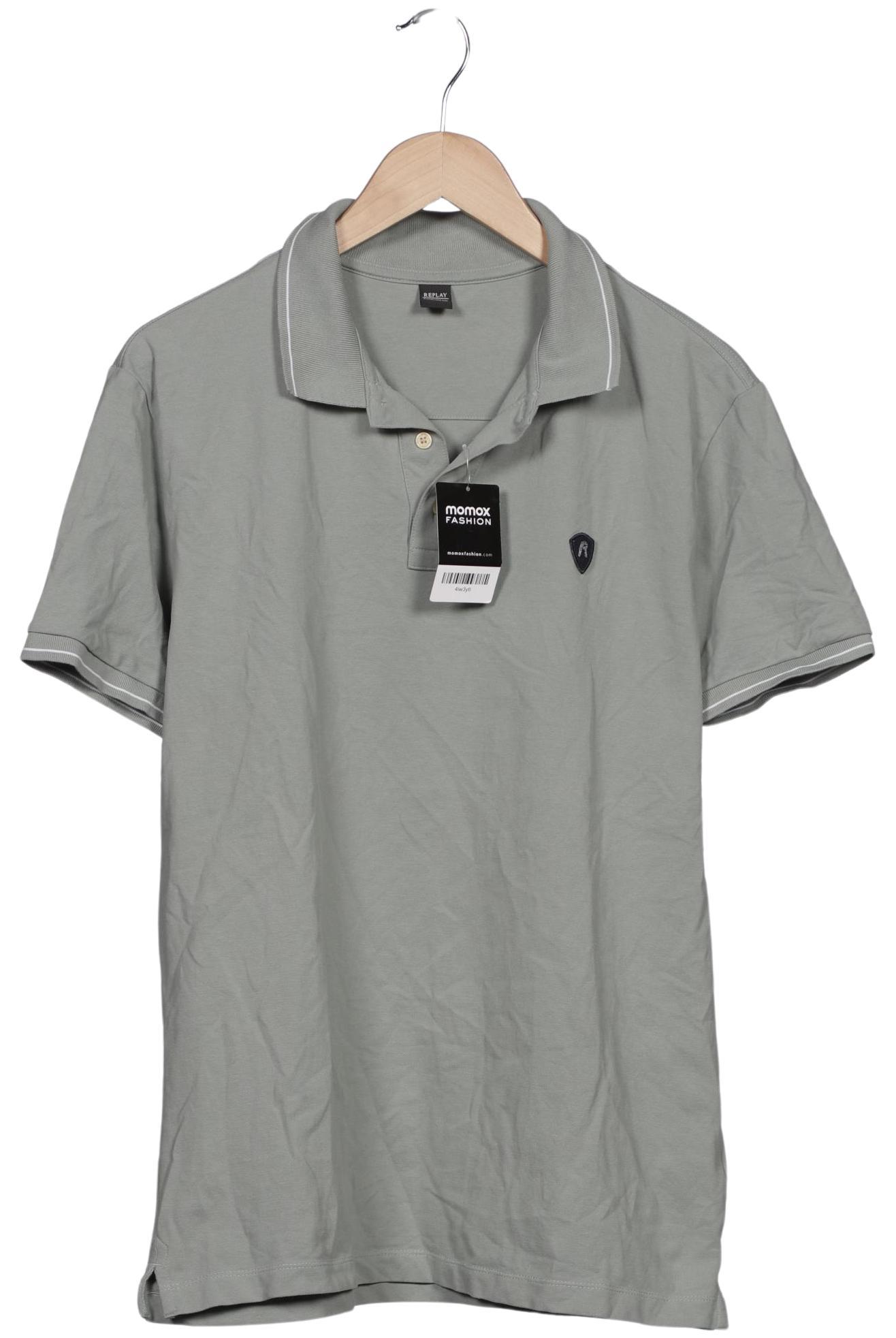 

Replay Herren Poloshirt, grau, Gr. 54