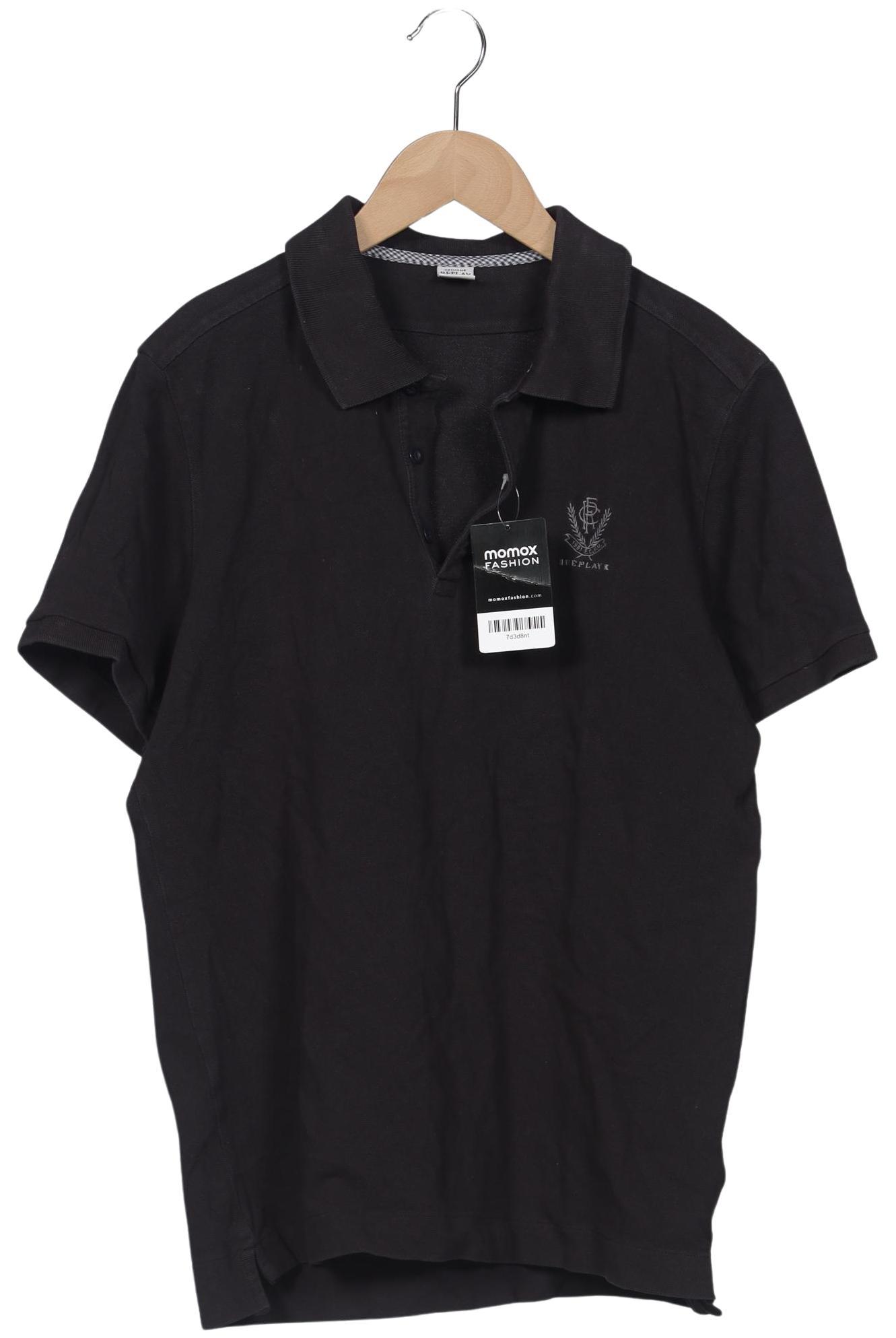 Thumbnail - Replay Herren Poloshirt, schwarz, Gr. 52