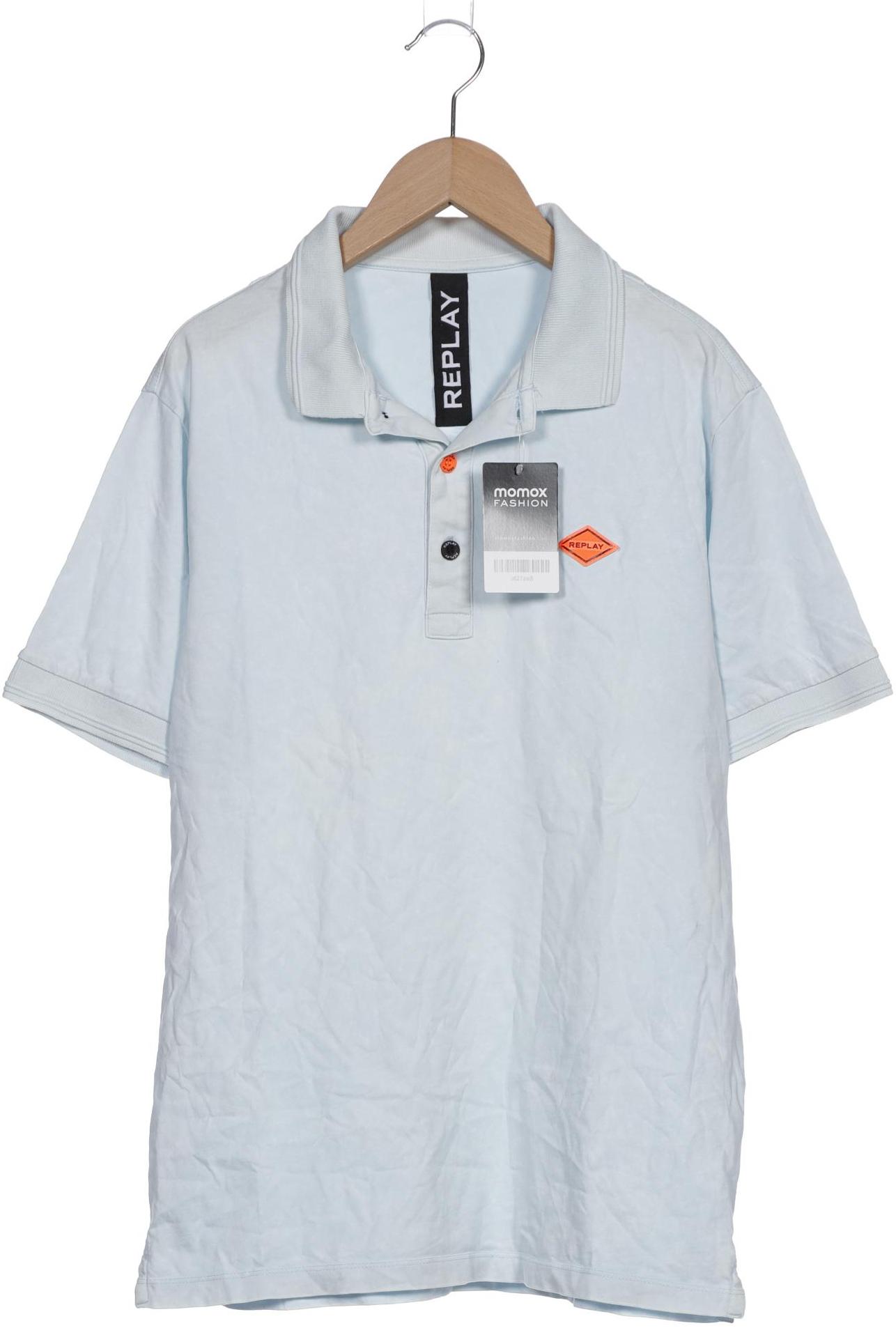

Replay Herren Poloshirt, hellblau, Gr. 48