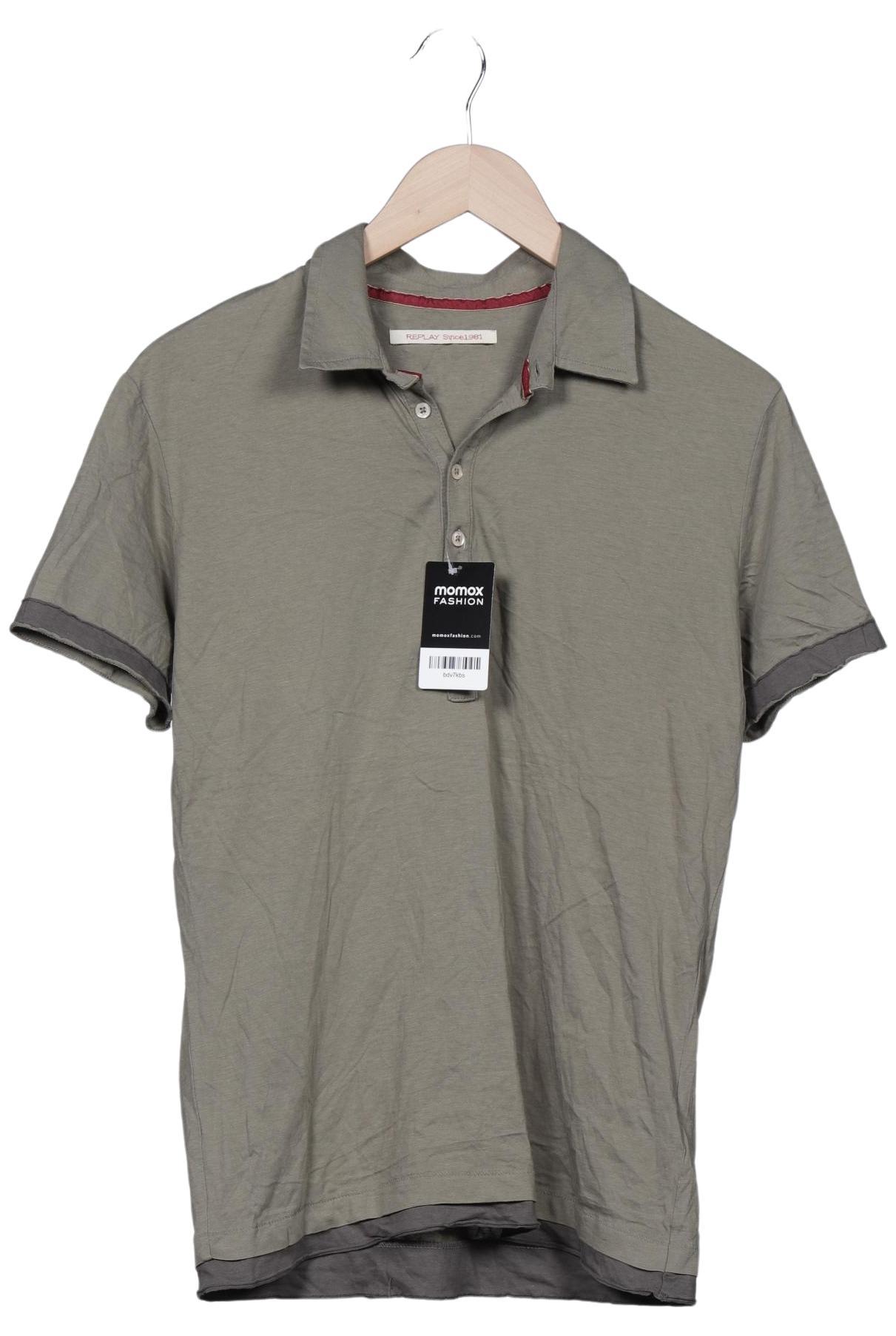 

Replay Herren Poloshirt, grün, Gr. 48