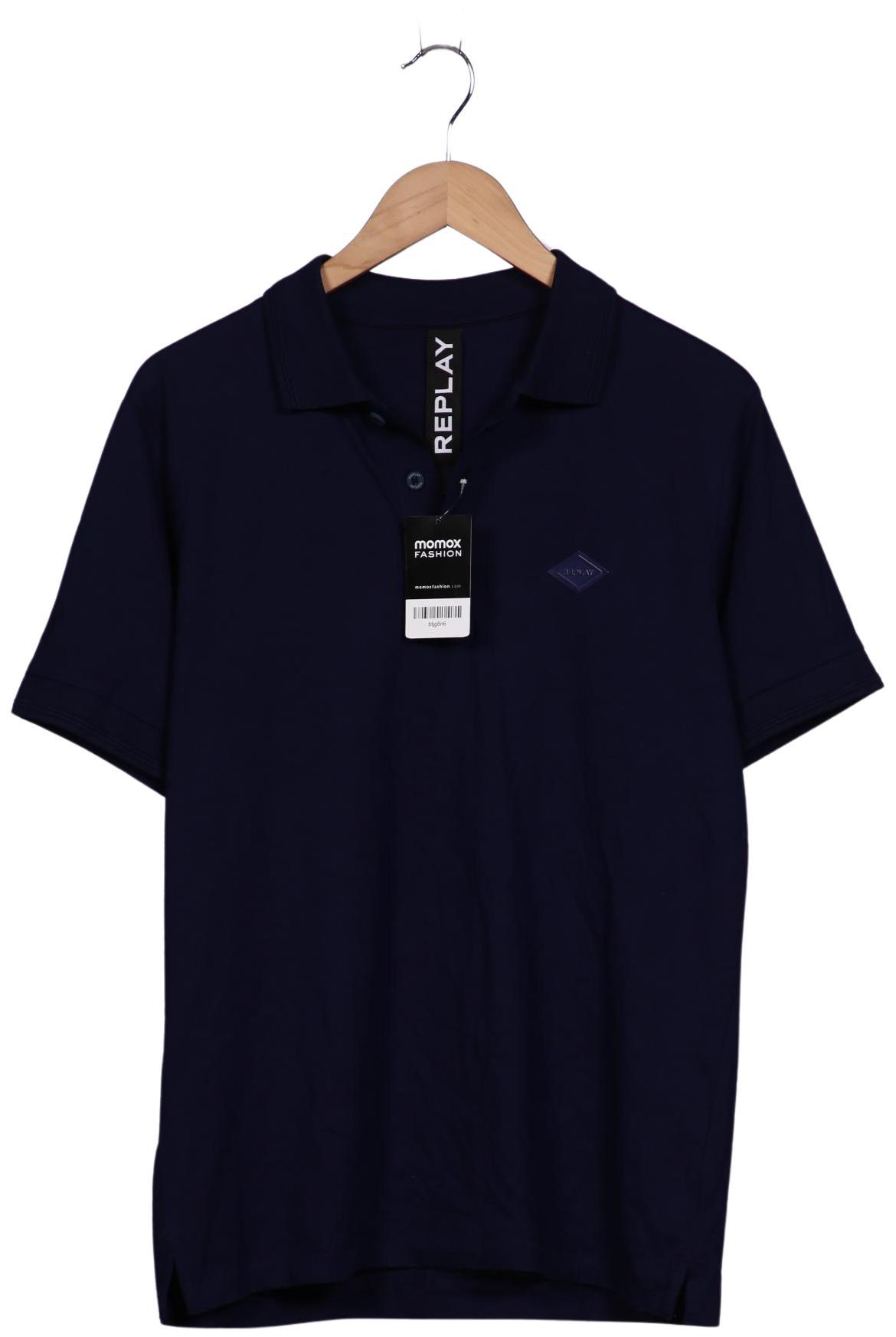 

Replay Herren Poloshirt, marineblau, Gr. 54