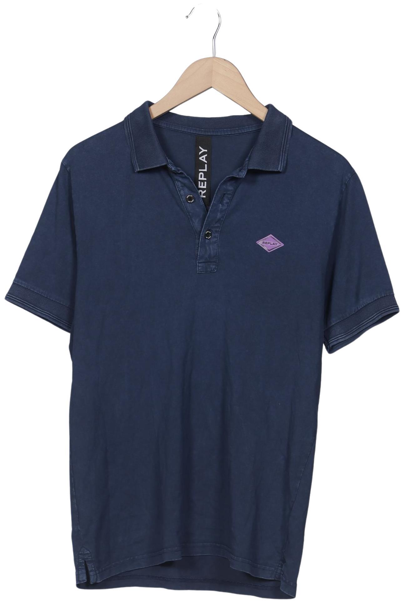 Thumbnail - Replay Herren Poloshirt, marineblau, Gr. 48
