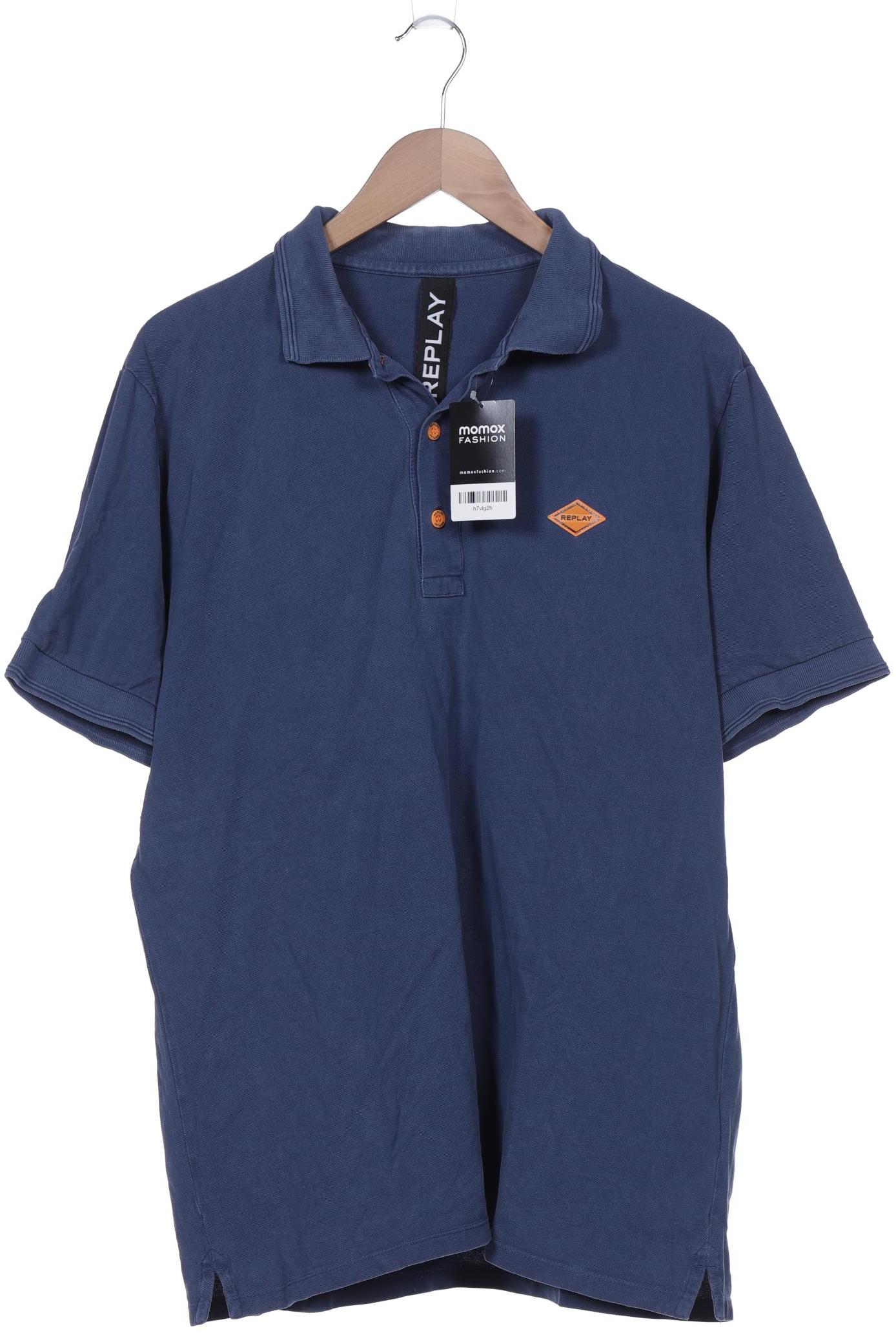 

Replay Herren Poloshirt, marineblau, Gr. 56
